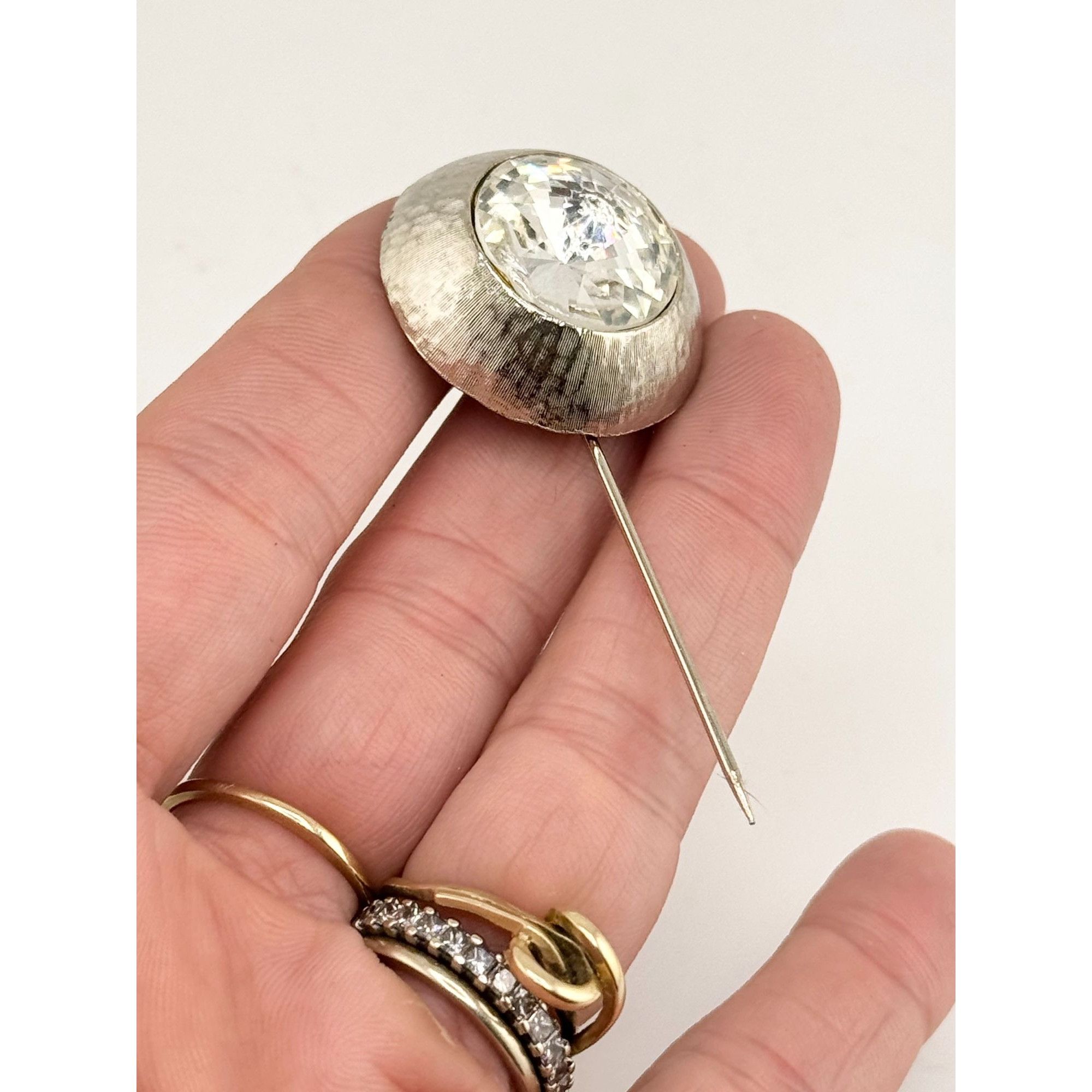 Vintage Vintage glass rhinestone stick pin Size ONE SIZE - 3 Thumbnail