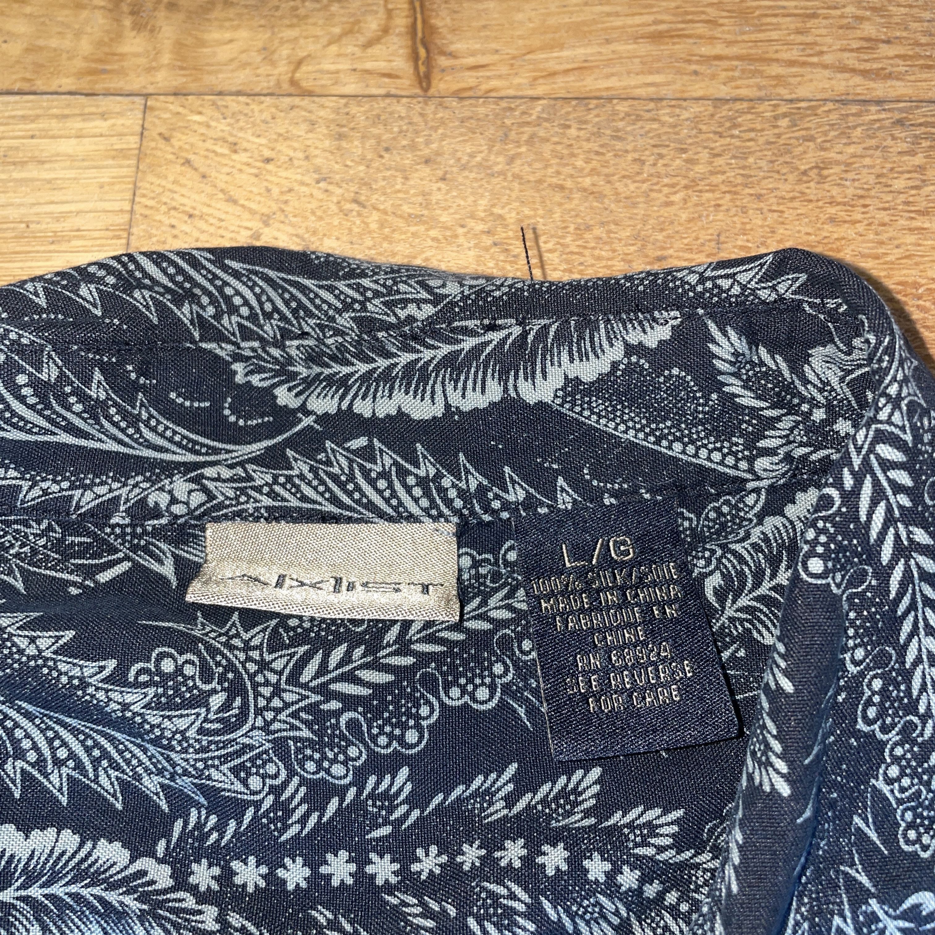 Vintage Axist Men's Fashion Shirt 100% Silk Summer Size L Size US L / EU 52-54 / 3 - 2 Thumbnail