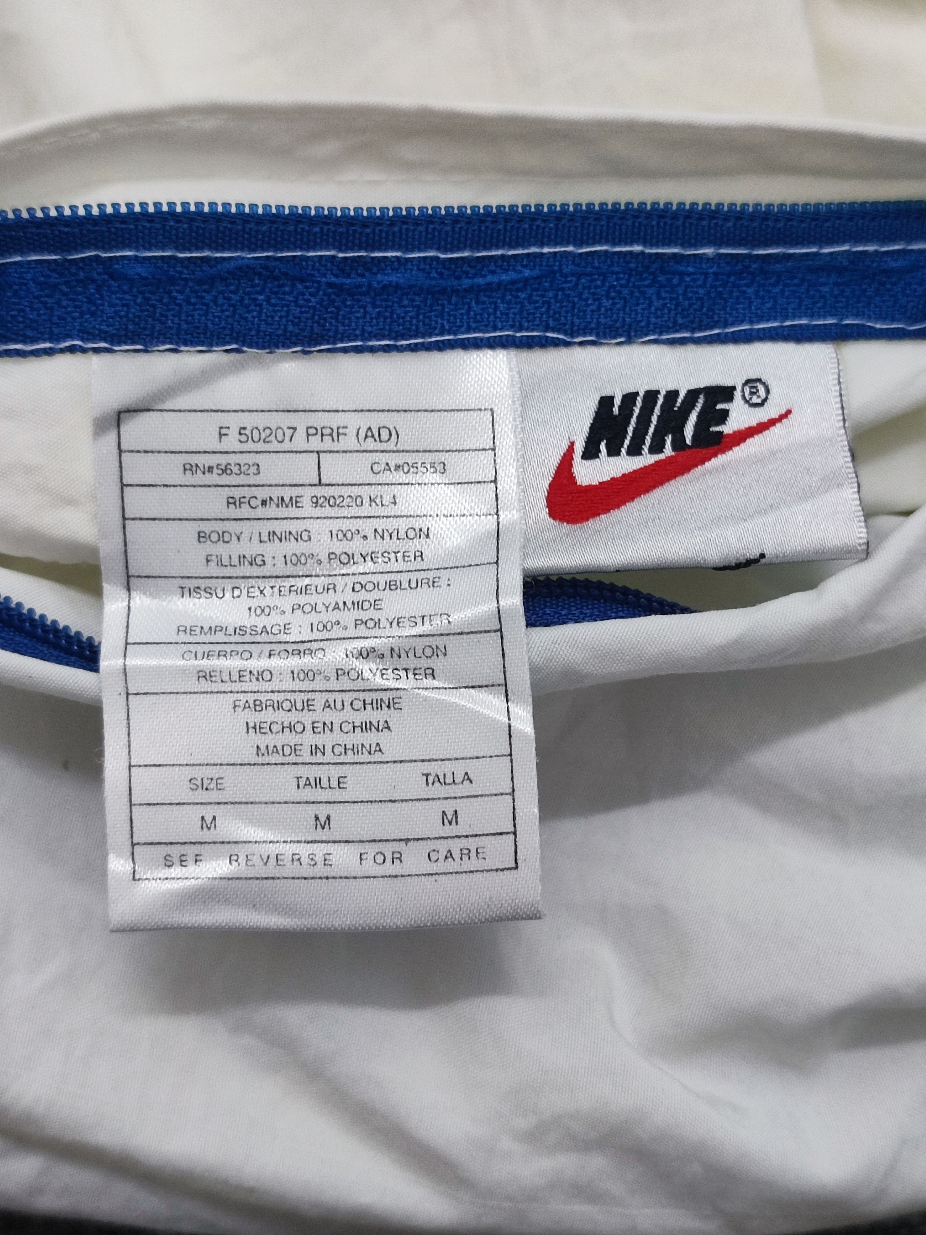 Nike Vintage 1990s Nike Centre Logo Reversible Light Jacket Size US M / EU 48-50 / 2 - 9 Thumbnail