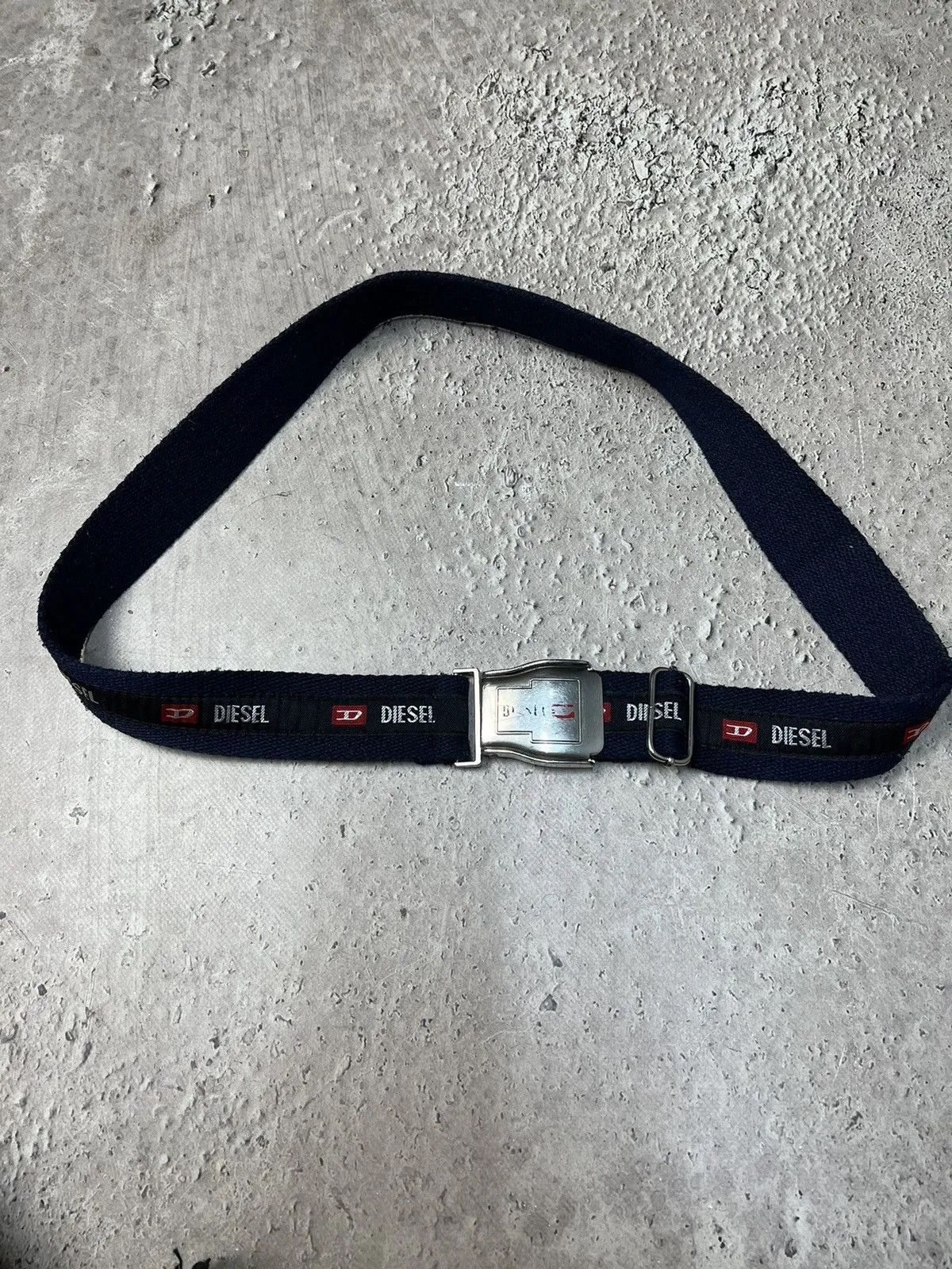 Diesel Vintage canvas Diesel big logo belt y2k Size ONE SIZE - 5 Thumbnail