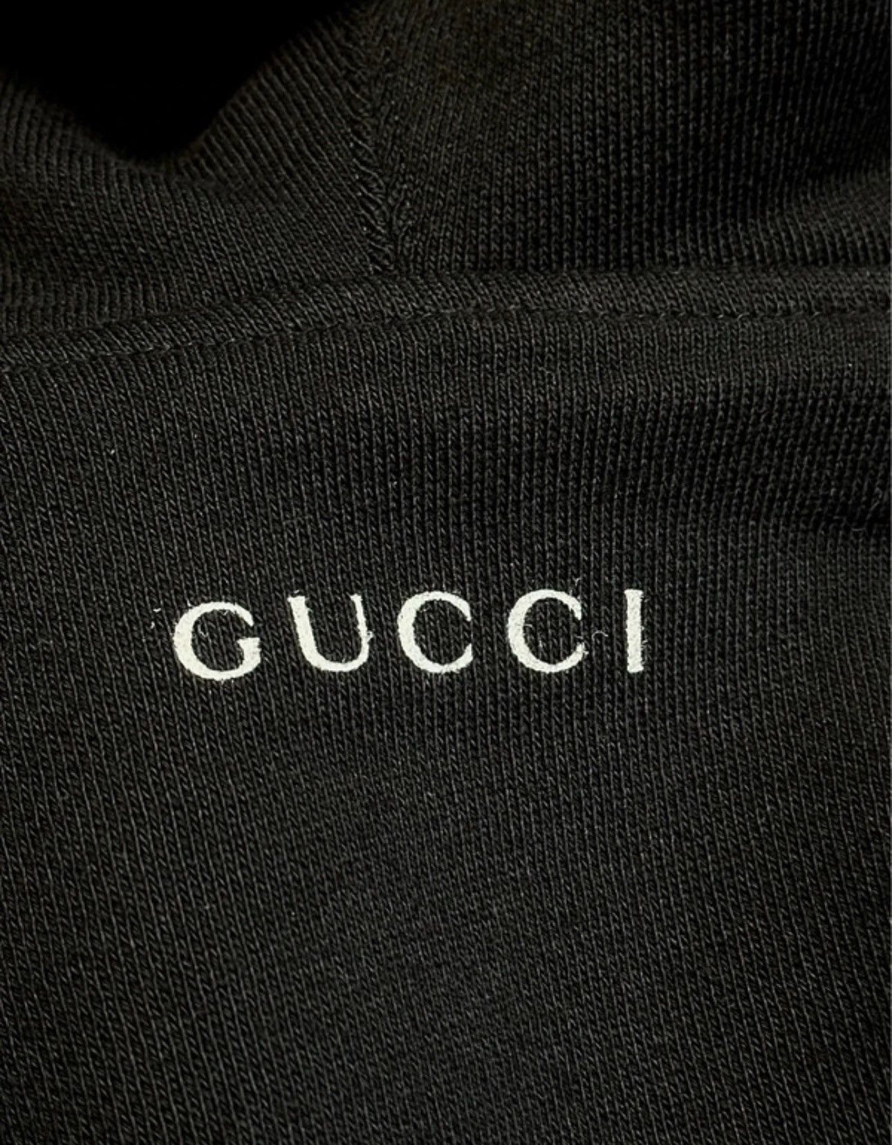 Gucci GUCCI BLACK CROPPED HOODIE Size L / US 10 / IT 46 - 3 Thumbnail