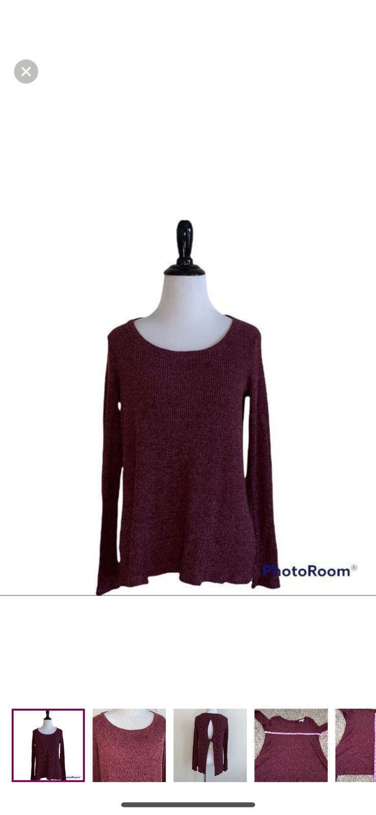 American Eagle Outfitters American eagle outfitters small open back knit top Size S / US 4 / IT 40 - 1 Thumbnail