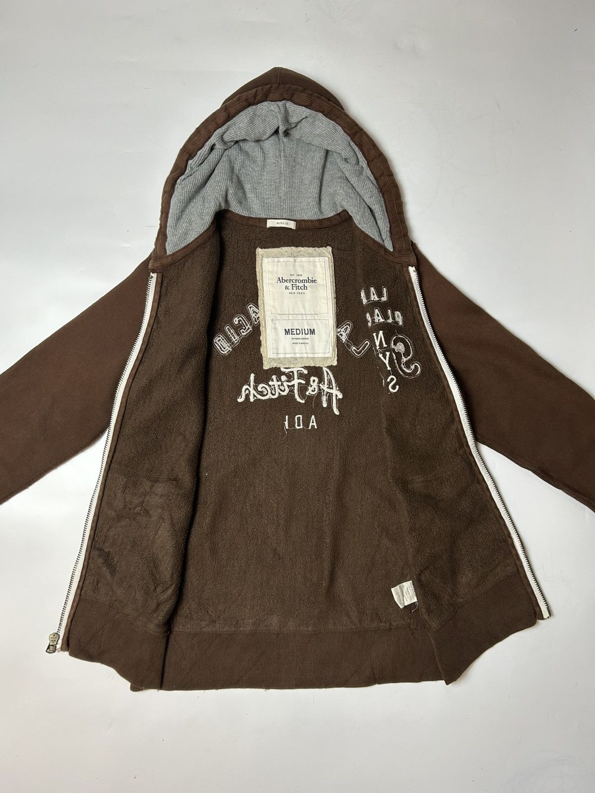 Abercrombie & Fitch ABERCROMBIE & FITCH ZIPPER HOODIE Size US M / EU 48-50 / 2 - 4 Thumbnail