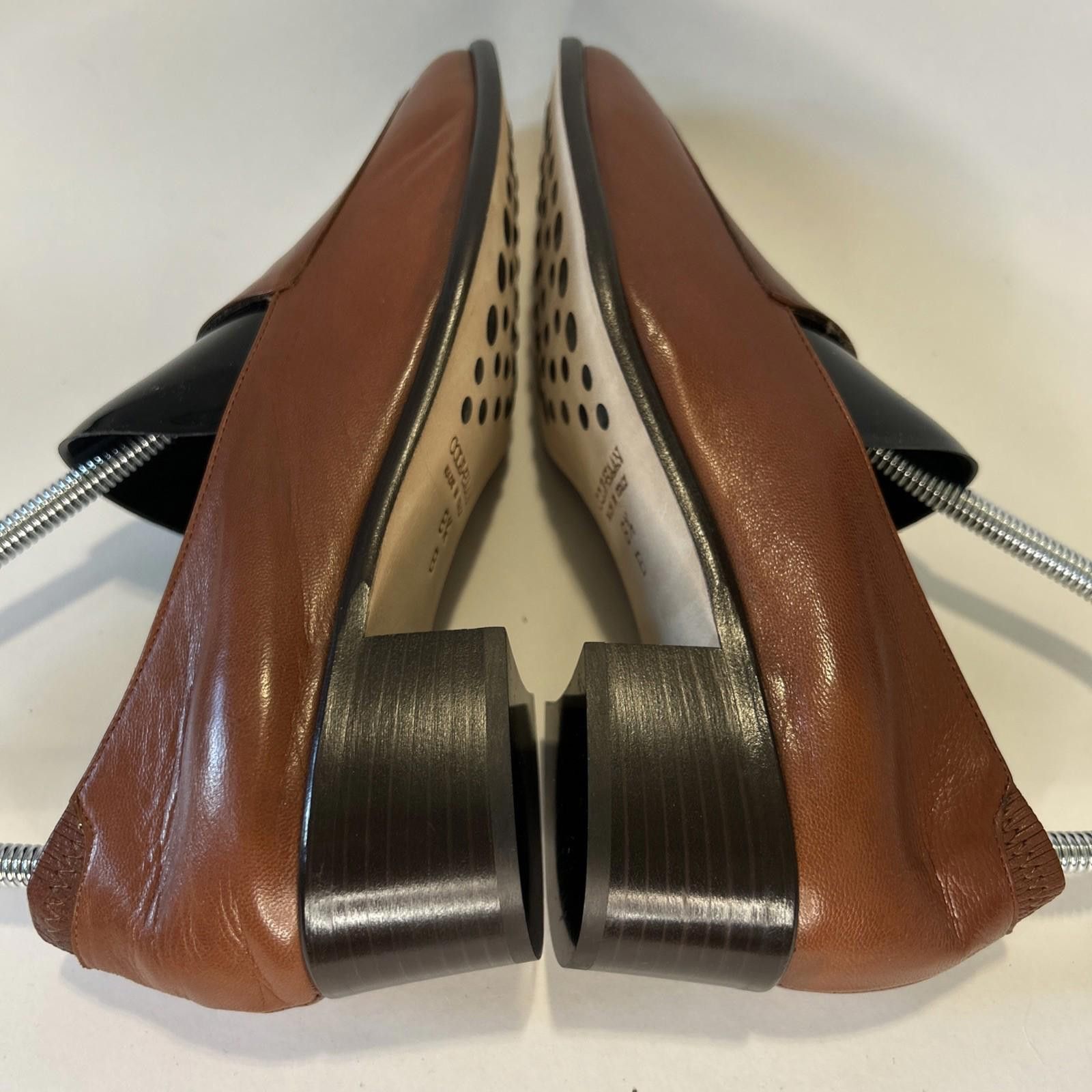 Cole Haan COLE HAAN GIANNA Nutmeg Brown Leather Pumps Sz 8.5 ITALY New Size US 8.5 / IT 38.5 - 5 Thumbnail