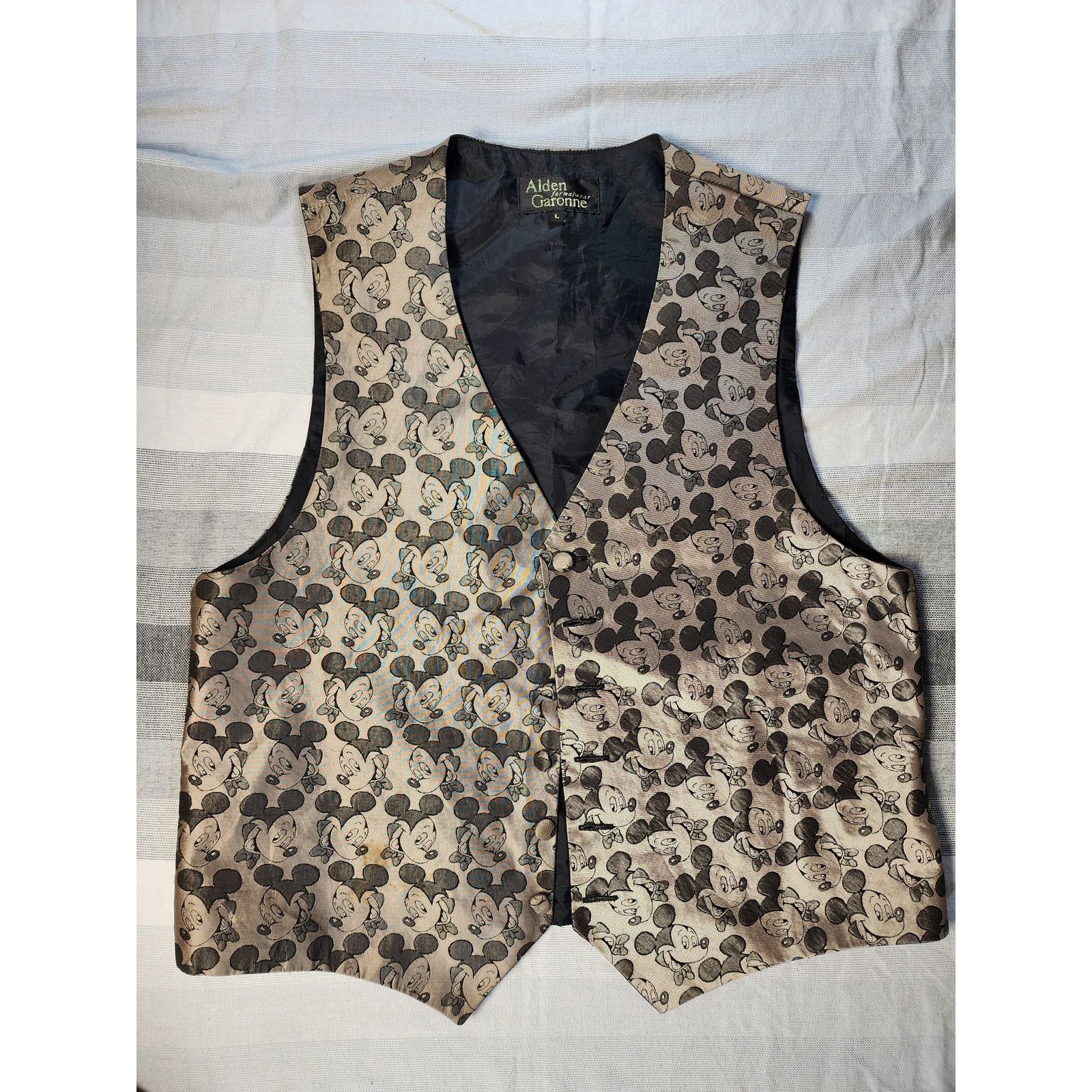 Disney vintage Disney Mickey Mouse vest Size L / US 10 / IT 46 - 1 Thumbnail
