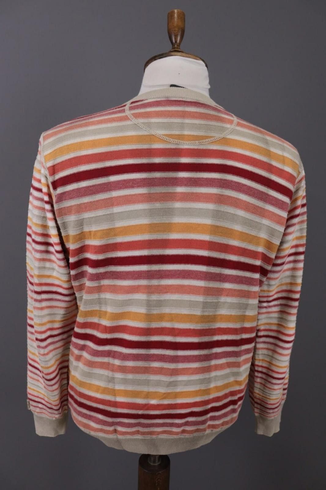Carlo Colucci Carlo ColucciModern Cut Multicolor Knit Sweater Size 50 Size US M / EU 48-50 / 2 - 9 Thumbnail