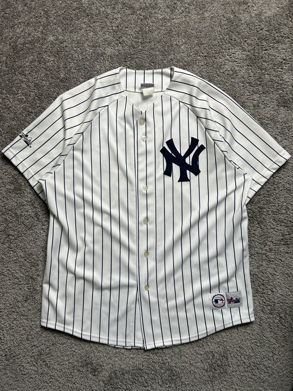 Vintage 90s MLB New York Yankees Jersey Majestic Korea