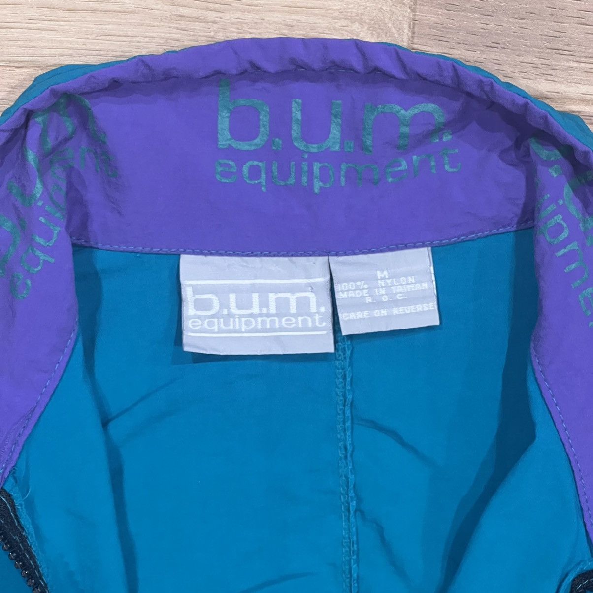 B.U.M Equipment Vintage B.U.M. Equipment Pullover Jacket Blue Purple Medium Size US M / EU 48-50 / 2 - 4 Thumbnail