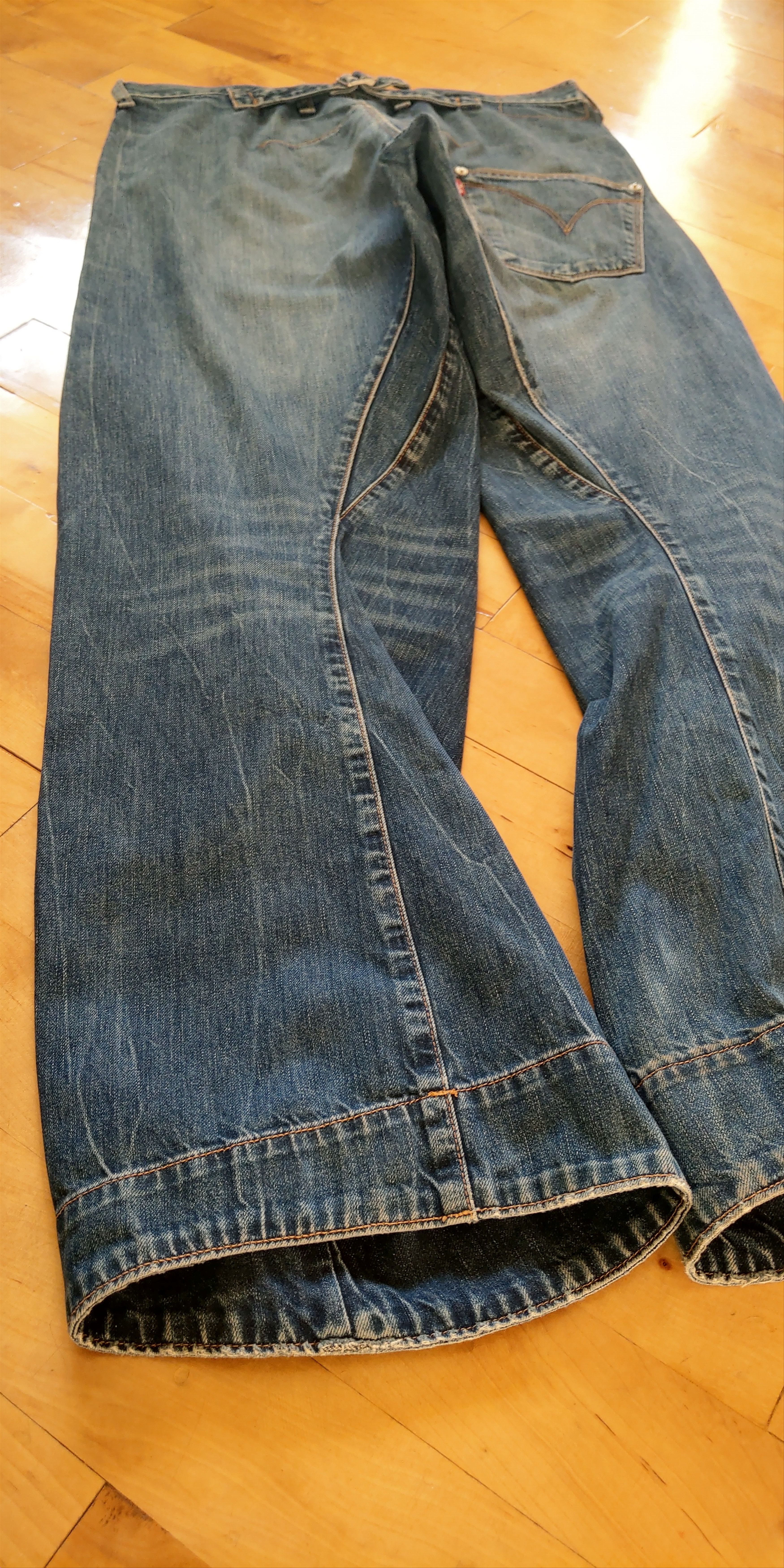 Levi's Levis ENGINEERED Flared Pants Reconstructed Baggy y2k opium Size US 31 - 4 Thumbnail
