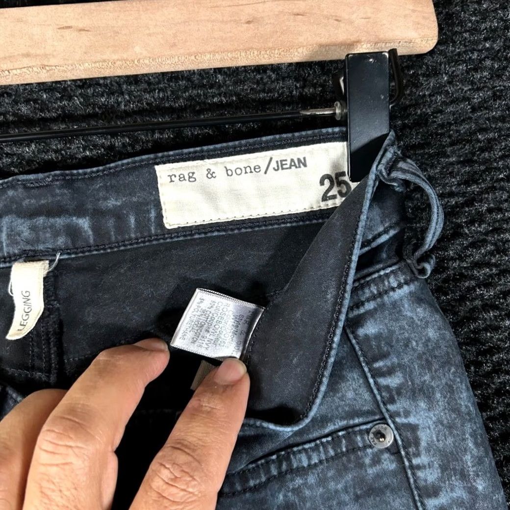 Rag & Bone rag bone Jeans Skinny Women's 25 Blue Black Size 42" / US 20 - 3 Thumbnail