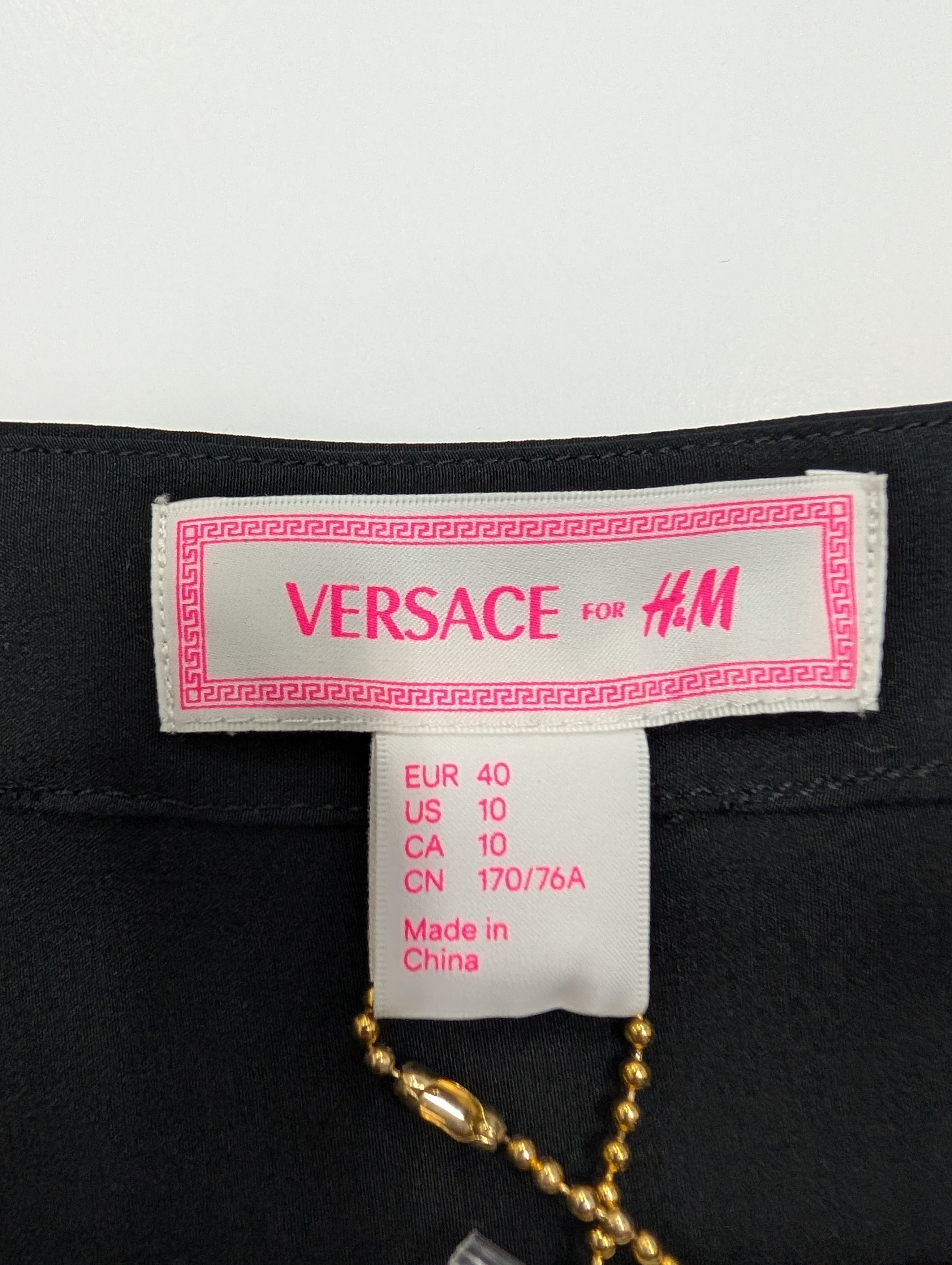 Versace Black Pleated Mini Skirt Size 28" / US 6 / IT 42 - 4 Thumbnail