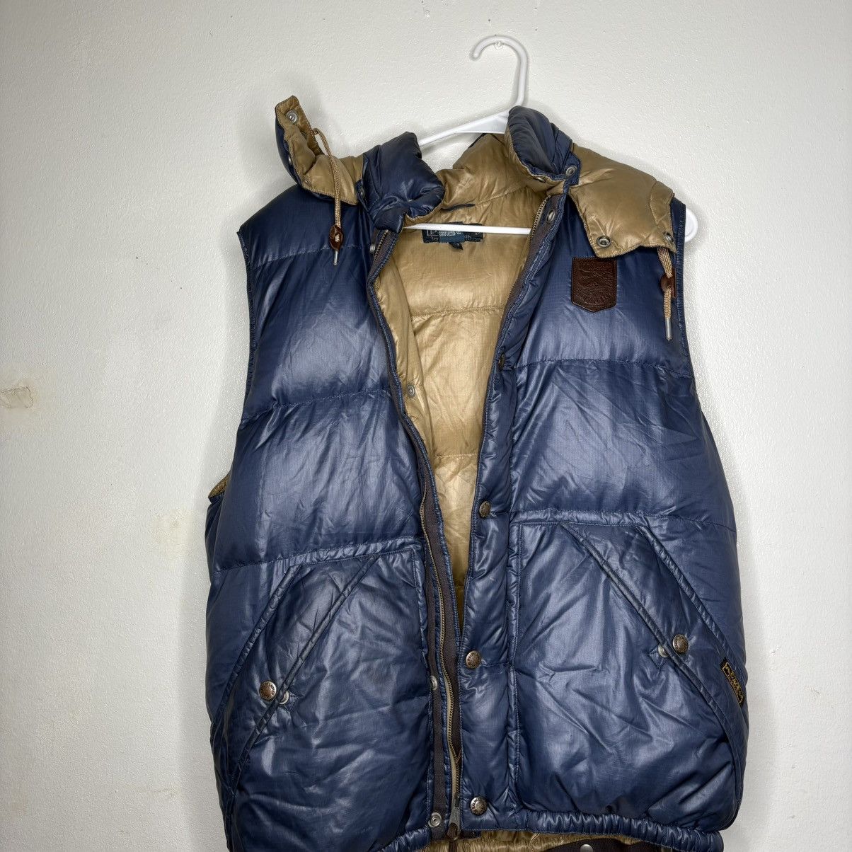 Polo Ralph Lauren × Vintage Vtg Vest Polo Ralph Lauren Sportsman Size M Down Filled Army Size US M / EU 48-50 / 2 - 1 Thumbnail