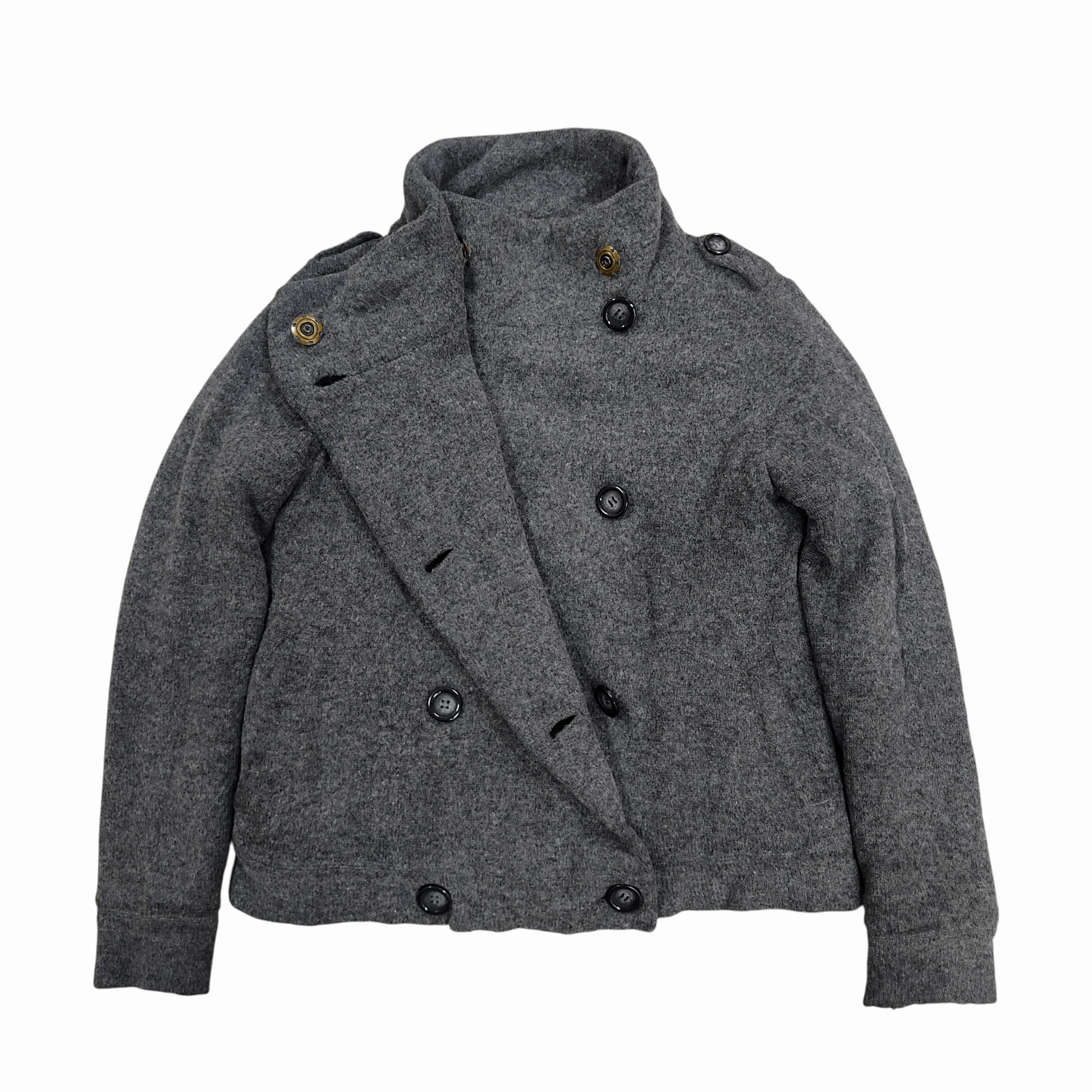 Tsumori Chisato Tsumori Chisato Fleece Lined Double Breasted Wool Jacket Size M / US 6-8 / IT 42-44 - 7 Thumbnail