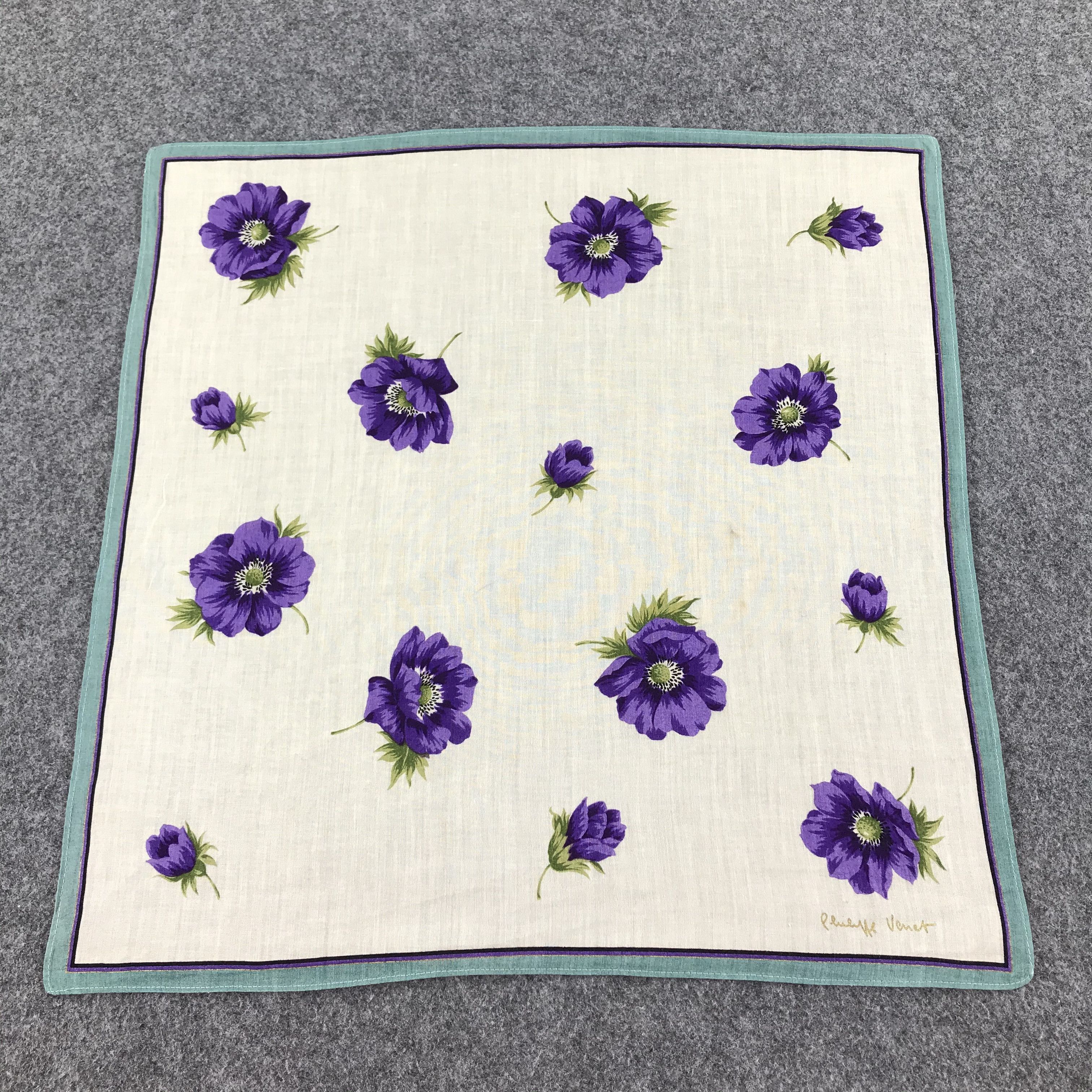 Vintage Philippe Venet Handkerchief Neckerchief Bandana H166 Size ONE SIZE - 3 Thumbnail