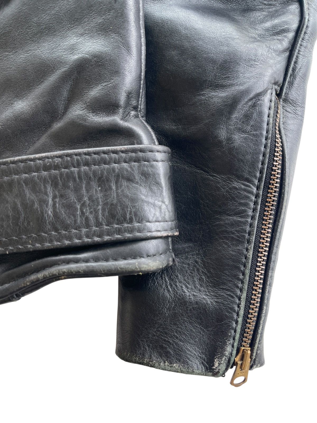 Vanson Leathers Vanson Leather USA Double Collar Biker Jacket (size 38) Size US S / EU 44-46 / 1 - 9 Thumbnail