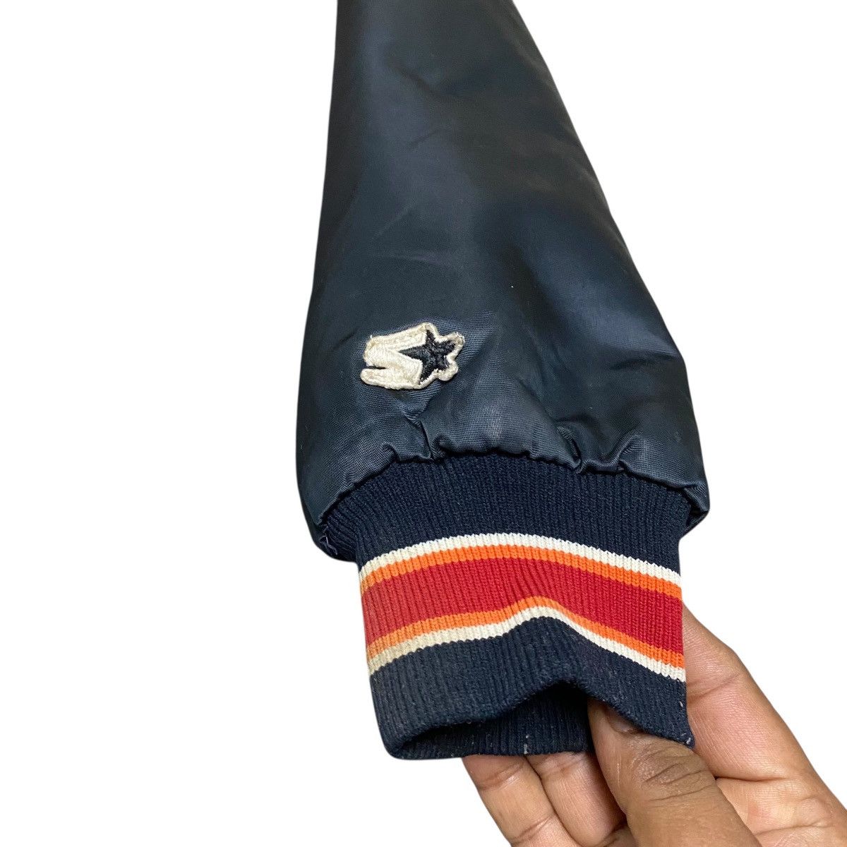 NBA Vintage 80s Miami Heat Sateen Bomber Jacket Starter Size US L / EU 52-54 / 3 - 7 Thumbnail