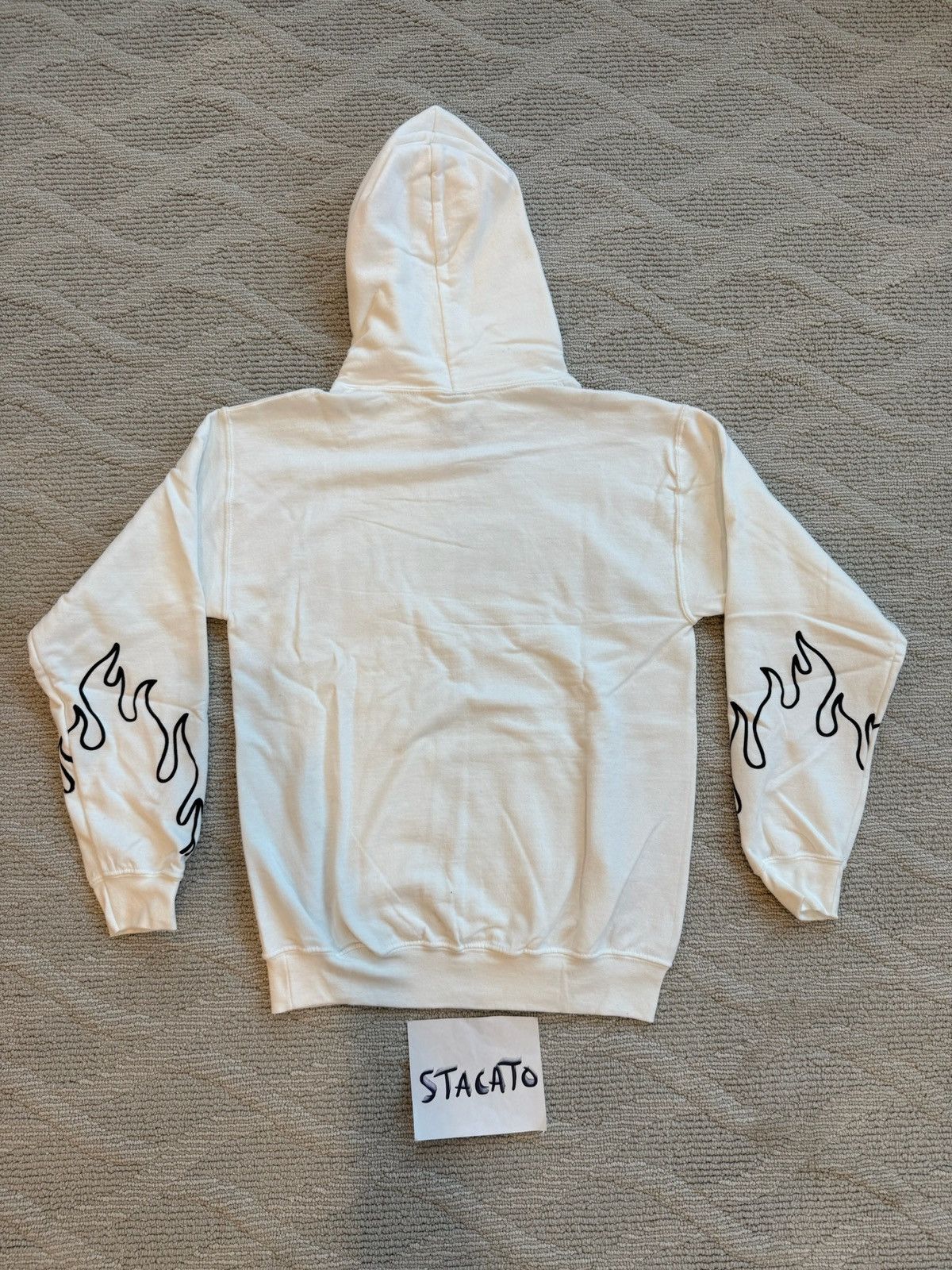 Gnarcotic Gnarcotic Lil Gnar Flame Hoodie White Size US M / EU 48-50 / 2 - 4 Thumbnail