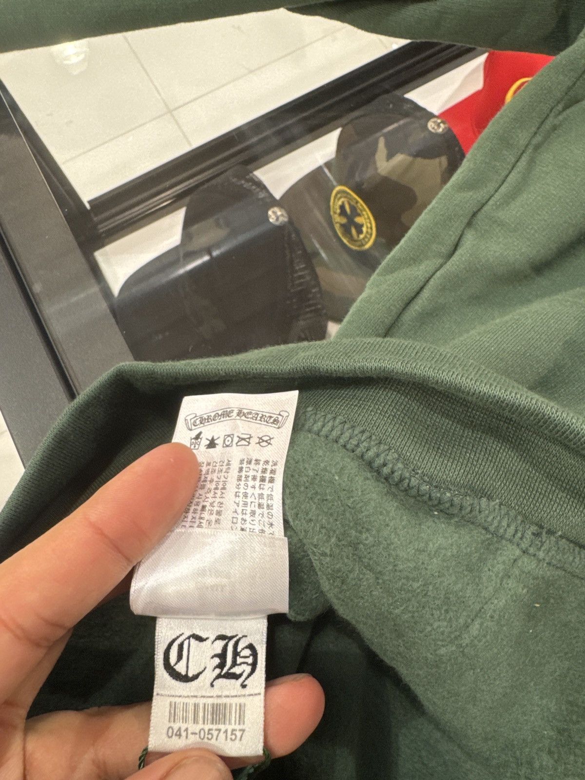 Chrome Hearts Chrome Hearts T Bar Green/Orange Hoodie Size US S / EU 44-46 / 1 - 7 Thumbnail