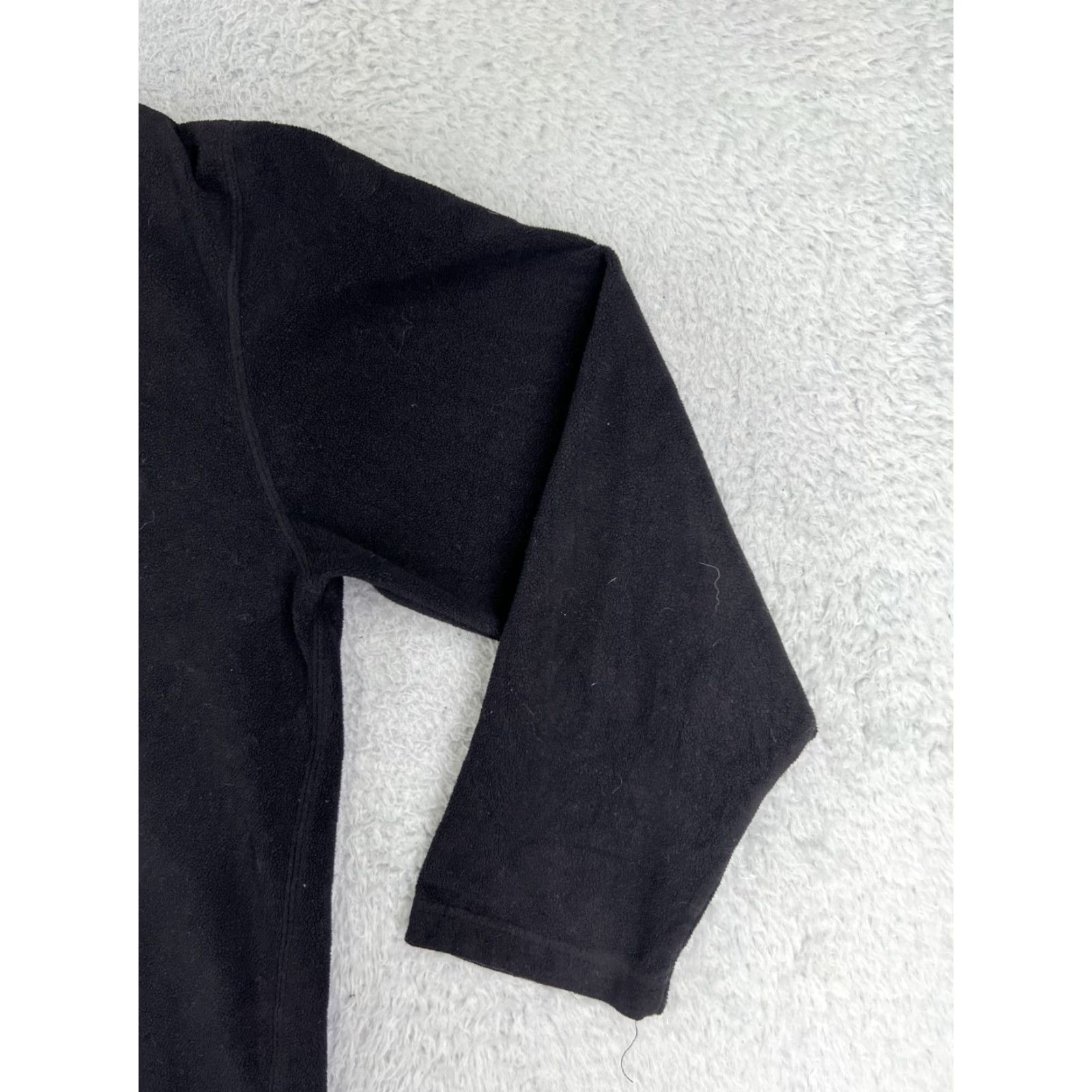Tommy Hilfiger Tommy Hilfiger Sweater Mens M Black Long Sleeve 1/4 Zip Fleece Polyester Embroidered Logo Classic American Designer Mens Size US M / EU 48-50 / 2 - 6 Thumbnail