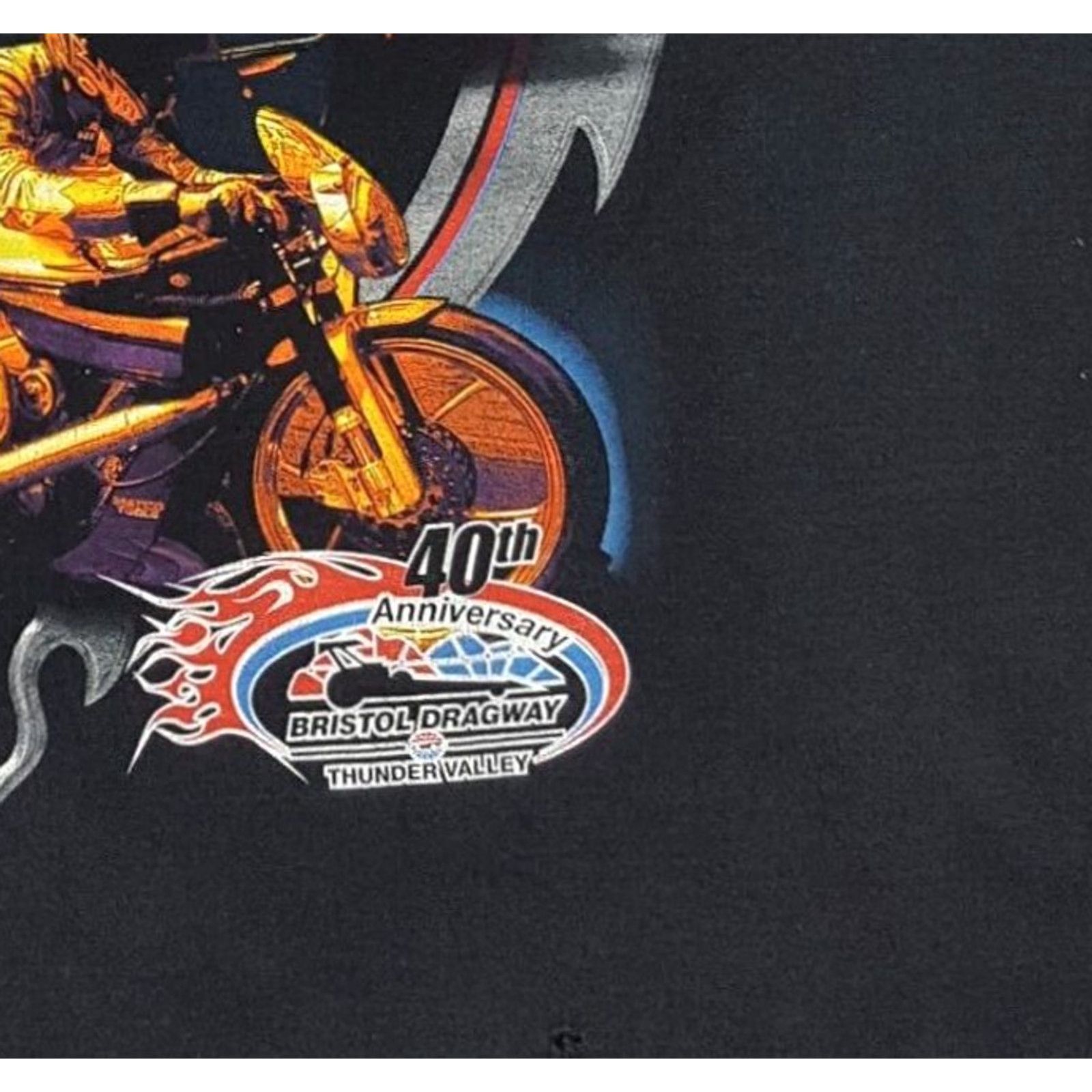 Fruit Of The Loom VINTAGE NHRA Auto T Shirt Muscle Power Car Motorcycle Men's 3XL Black Retro Graphic Print T-Shirt Size US XXL / EU 58 / 5 - 3 Thumbnail