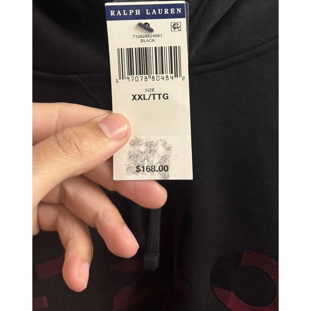 Polo Ralph Lauren Polo Ralph Lauren 'Buffalo Plaid Big Pony' Fleece Hoodie Size US XL / EU 56 / 4 - 3 Thumbnail
