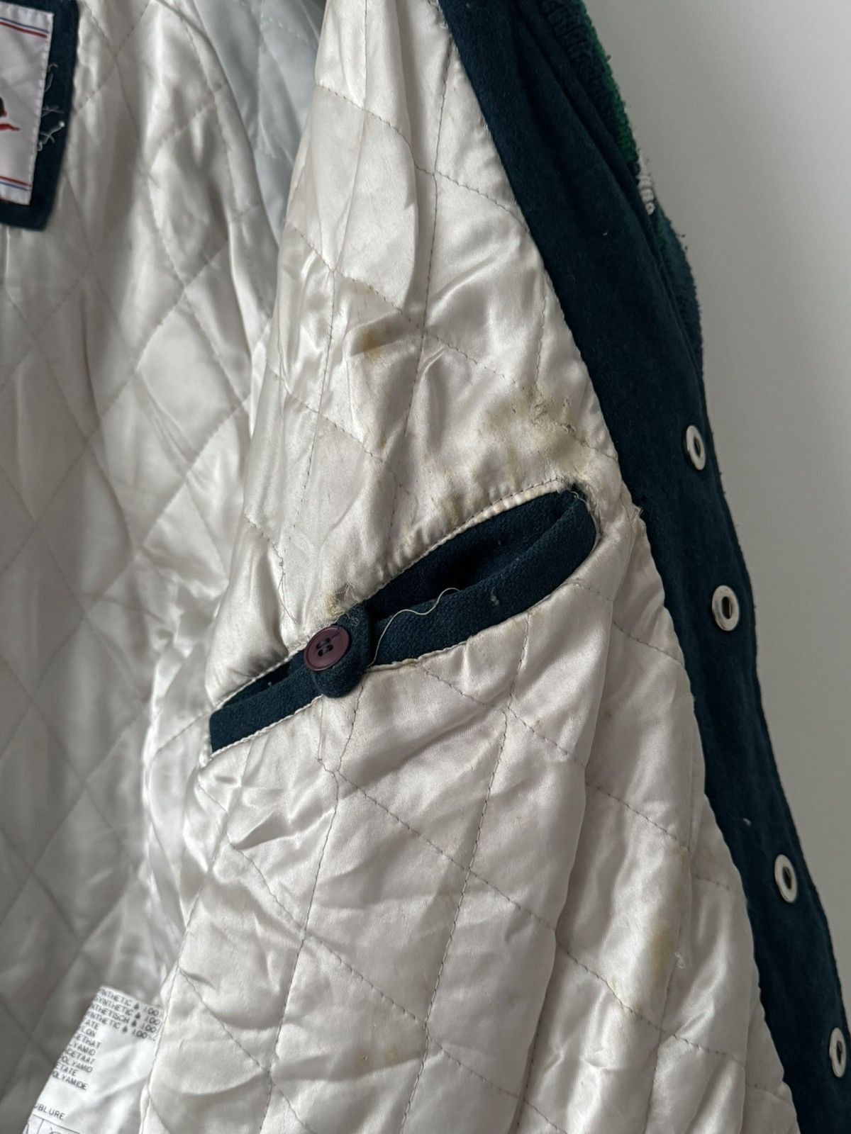 NFL × Vintage Vintage 80s NFL Texas Varsity Bomber Jacket Size US M / EU 48-50 / 2 - 8 Thumbnail