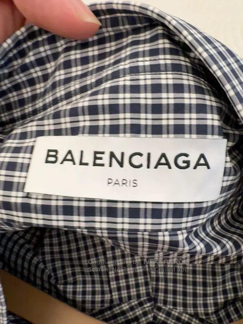 Balenciaga Balenciaga Plaid Shirt Size XS / US 0-2 / IT 36-38 - 2 Thumbnail