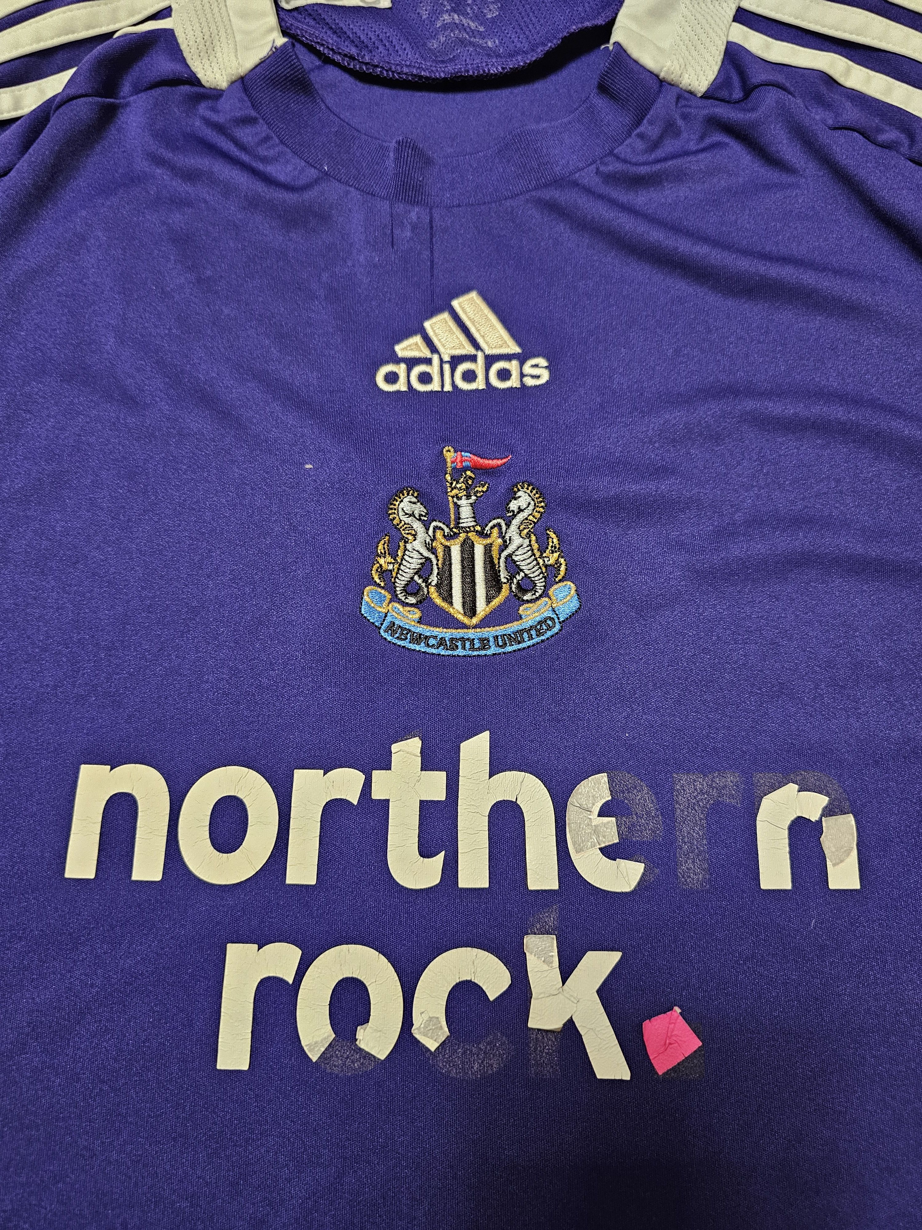 Adidas × All Sport × Vintage NEWCASTLE UNITED 2008 2009 AWAY FOOTBALL SHIRT SOCCER JERSEY Size US M / EU 48-50 / 2 - 3 Thumbnail