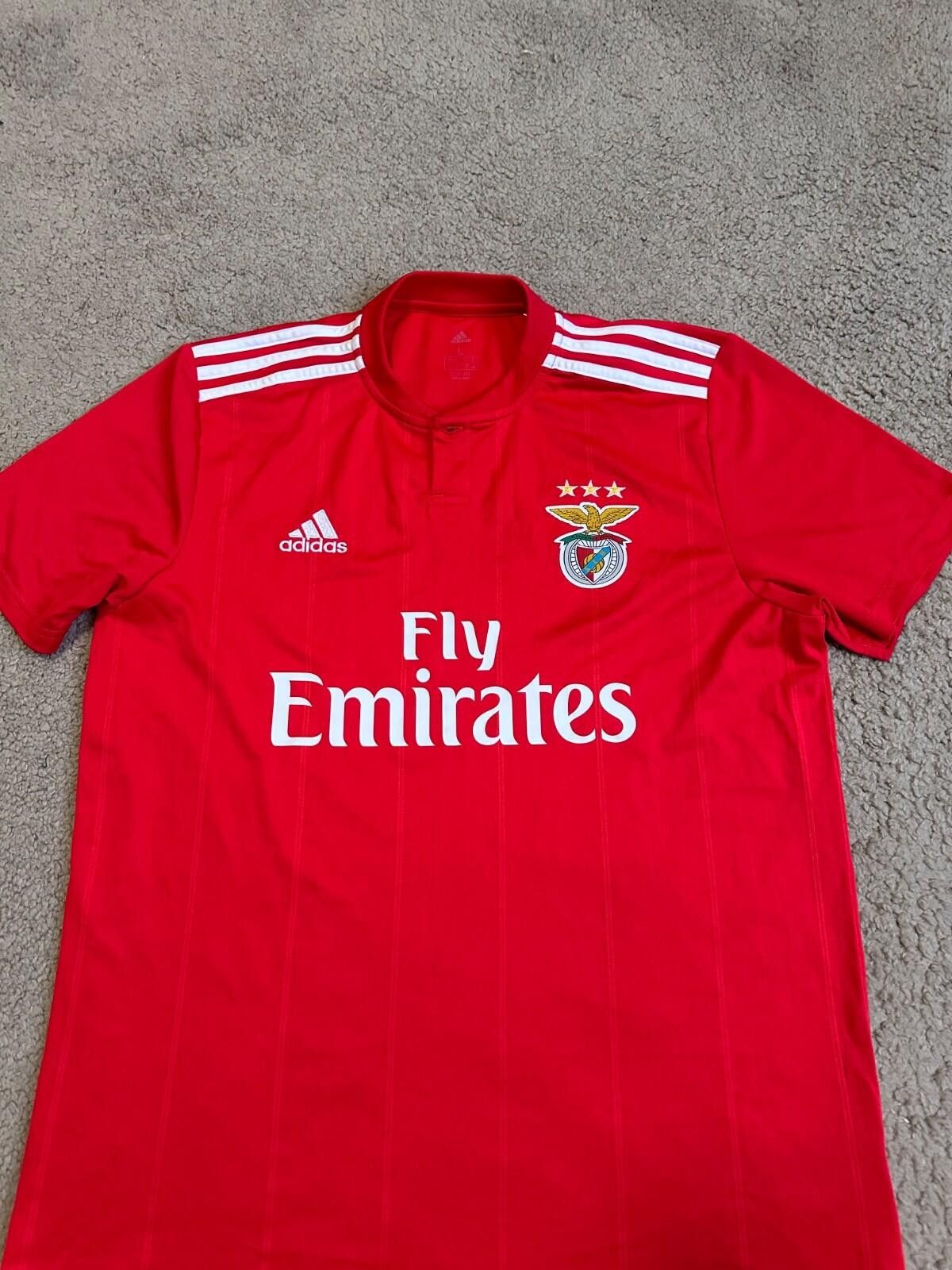 Adidas BENFICA 2018 2019 HOME SHIRT FOOTBALL Soccer Adidas Sz M Size US M / EU 48-50 / 2 - 3 Thumbnail