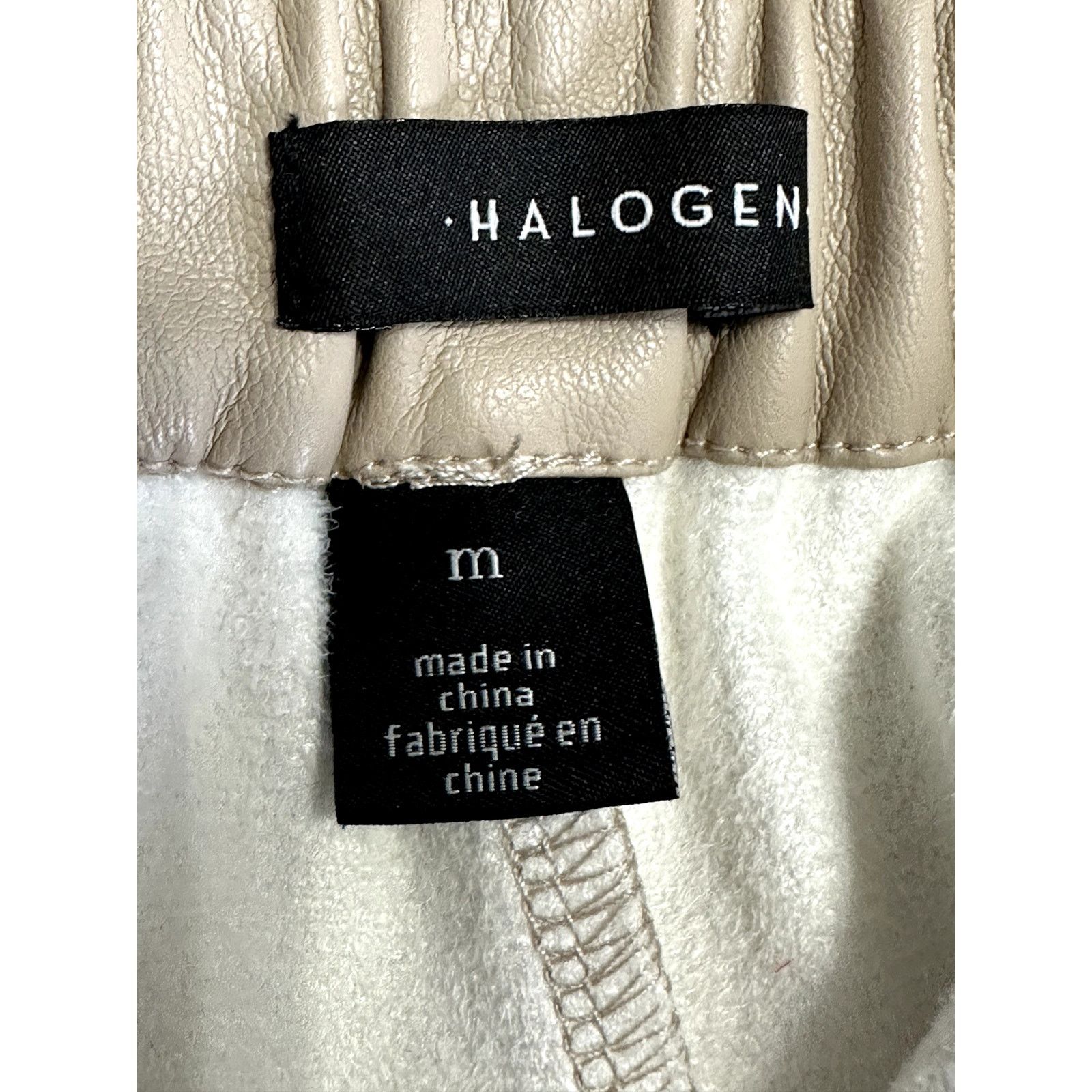 Other Halogen Faux Leather Shorts High Waisted Side Pockets Tan M Size 30" / US 8 / IT 44 - 8 Thumbnail