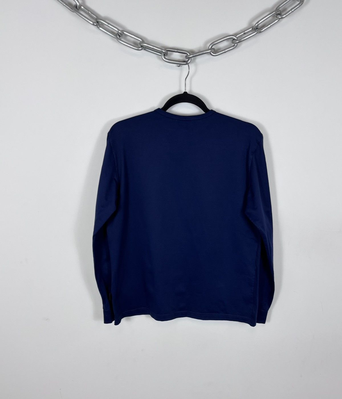 Belstaff Belstaff Vintage Women’s Navy Blue Long Sleeve T-Shirt Tee Size S / US 4 / IT 40 - 13 Thumbnail