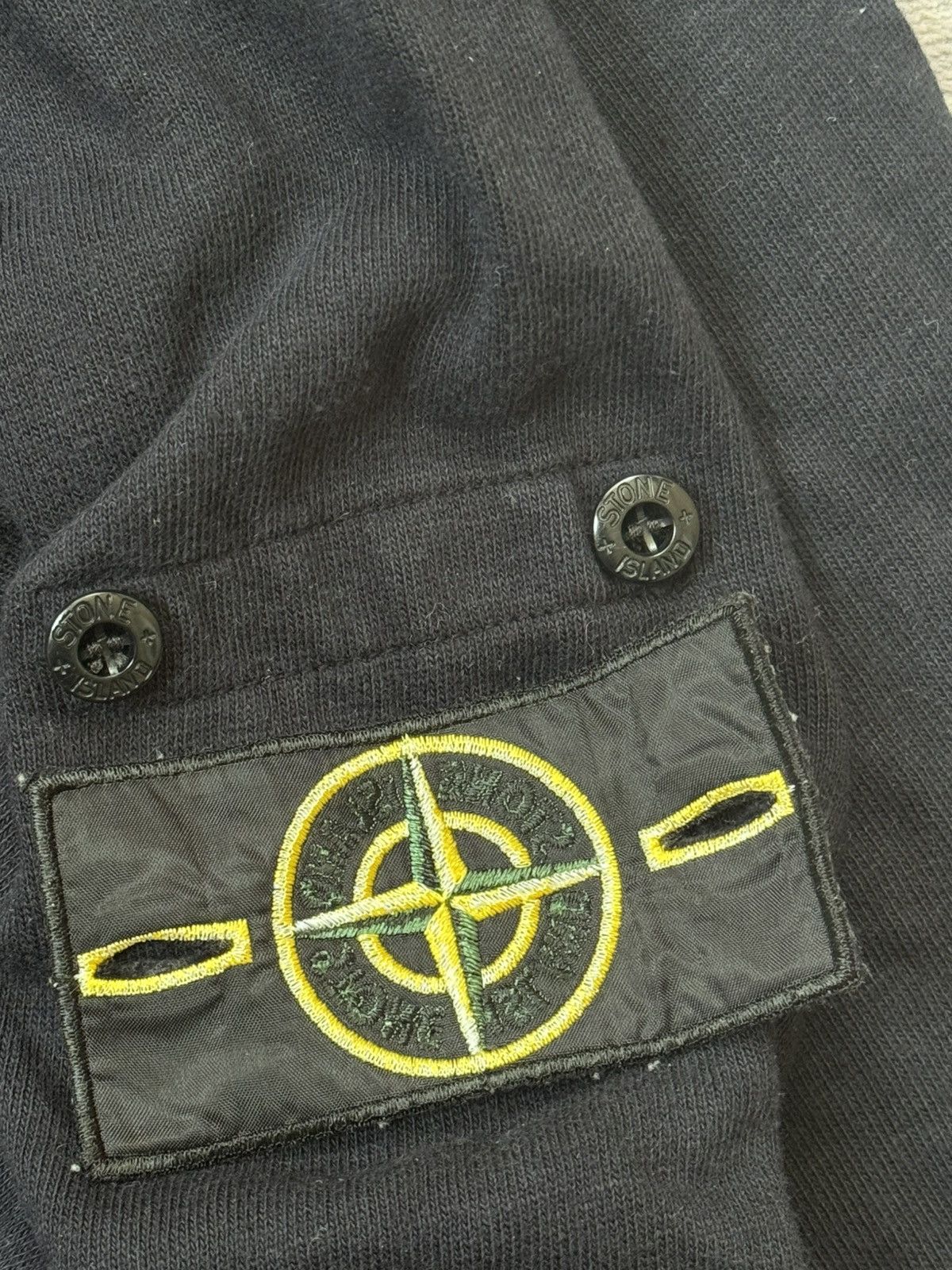 Stone Island Pocket crew neck navy sweatshirt Size US M / EU 48-50 / 2 - 6 Thumbnail
