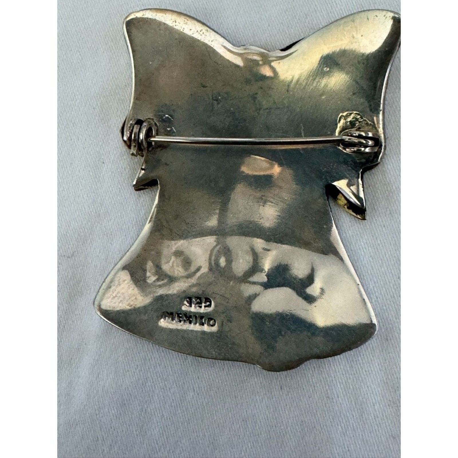 Other Silver .925 Mexico Gold/Vermiel Bow Silver Bell 18 grams Size ONE SIZE - 4 Thumbnail