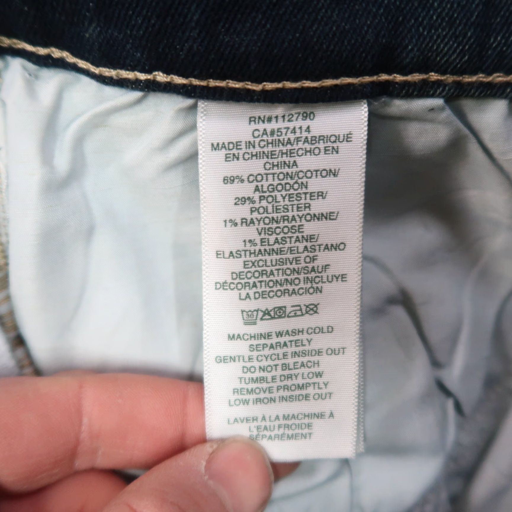 True Religion VINTAGE is not applicable; True Religion Geno Slim Jeans Men's 32x32 Jeans Slim 5-Pocket Blue New with Tags Size US 32 / EU 48 - 5 Thumbnail