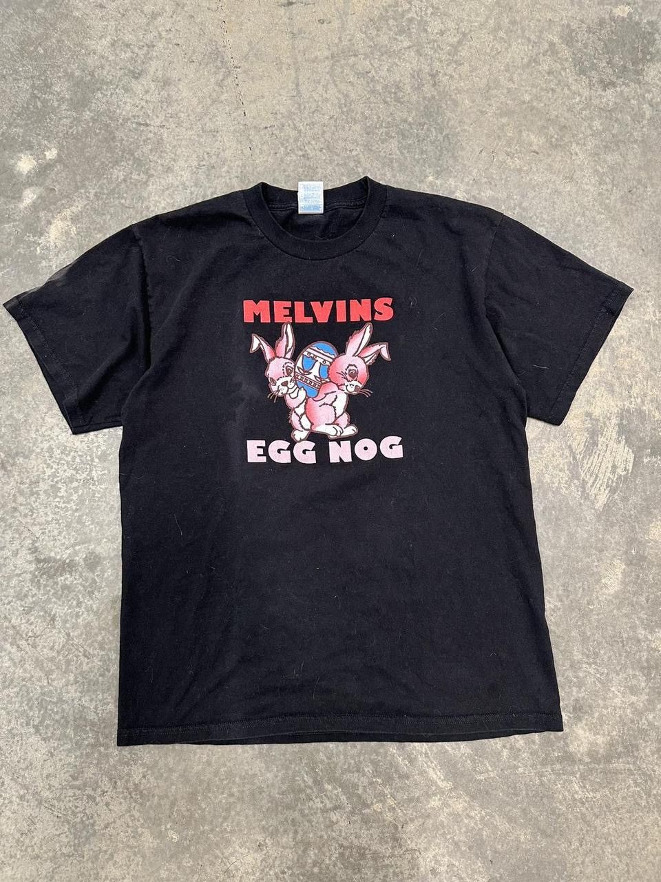Band Tees Vintage Melvins Egg Nog Sludge Band Graphic Shirt Size Large Size US L / EU 52-54 / 3 - 1 Thumbnail