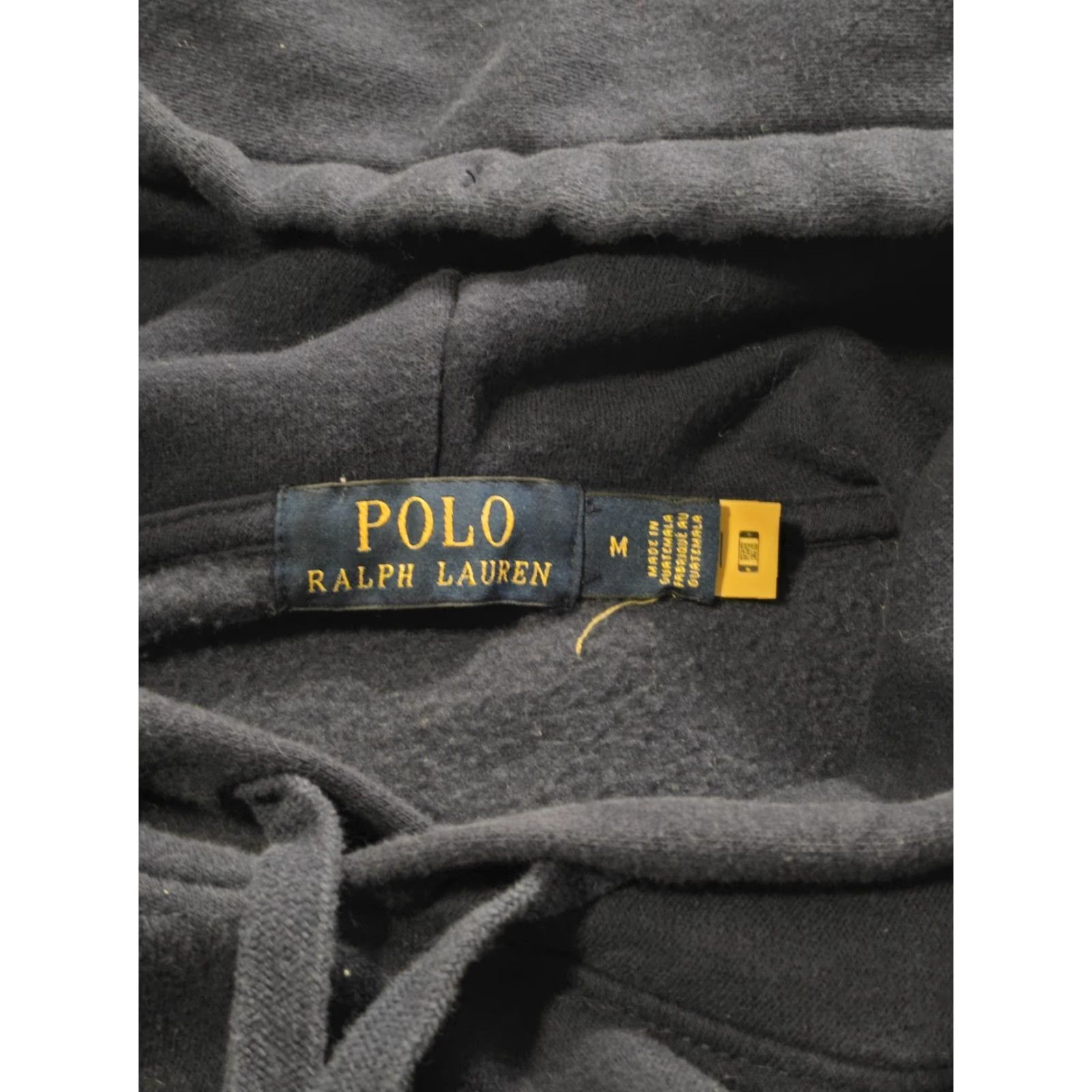 Polo Ralph Lauren VINTAGE Polo Ralph Lauren Big Pony Logo Fleece Pullover Hoodie Dark Blue Men's Medium Size US M / EU 48-50 / 2 - 4 Thumbnail