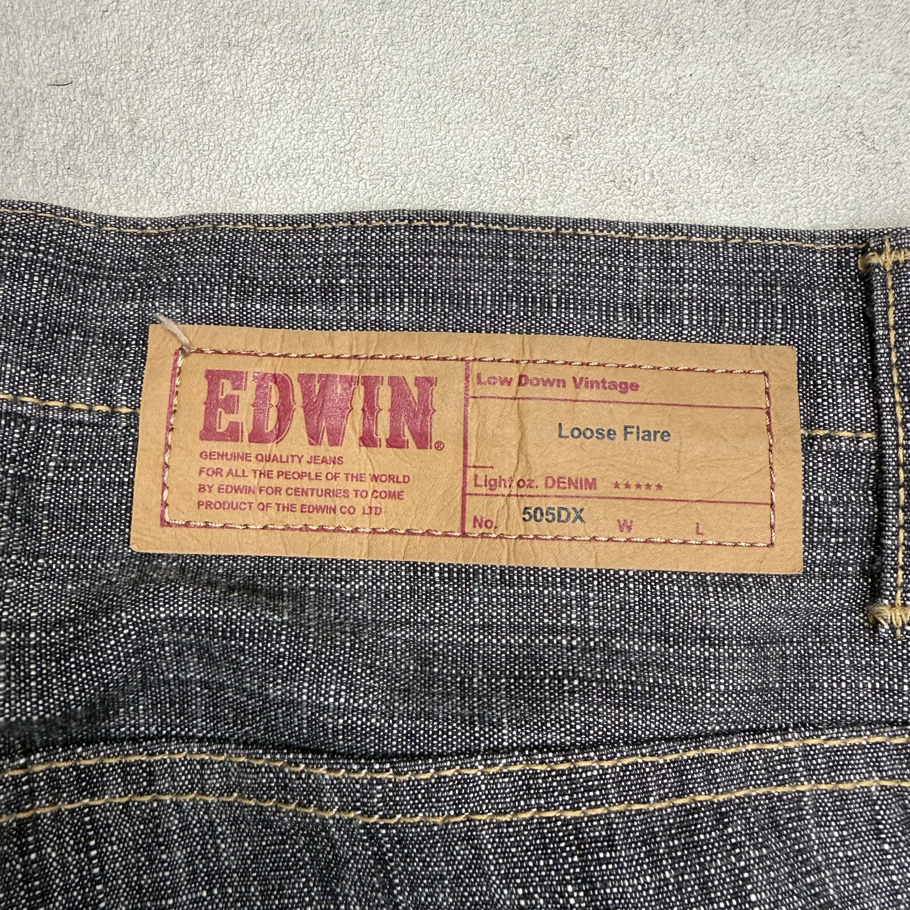 Edwin Edwin 505DX Loose Flare Jeans Size US 34 / EU 50 - 3 Thumbnail
