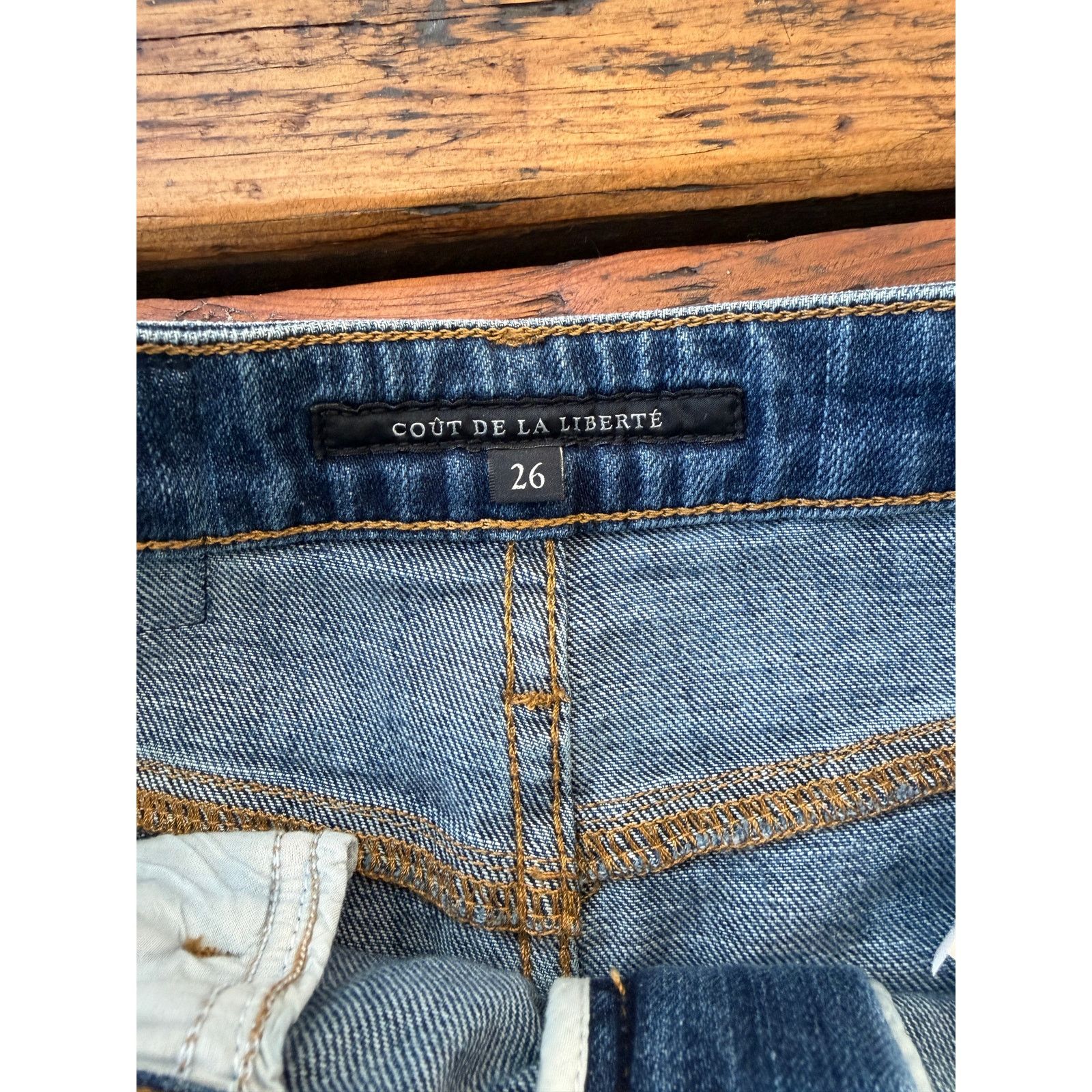 Cout de la Liberte Cout De La Liberte Heidi Super High Rise Supper Bell Jeans Size 28" / US 6 / IT 42 - 8 Thumbnail