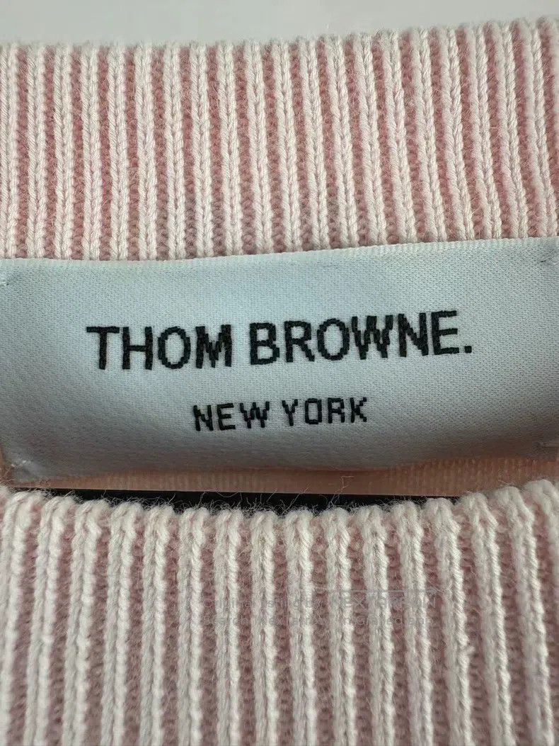 Thom Browne Thom Browne Pink Matchstick Men Sweatshirt Size US L / EU 52-54 / 3 - 5 Thumbnail