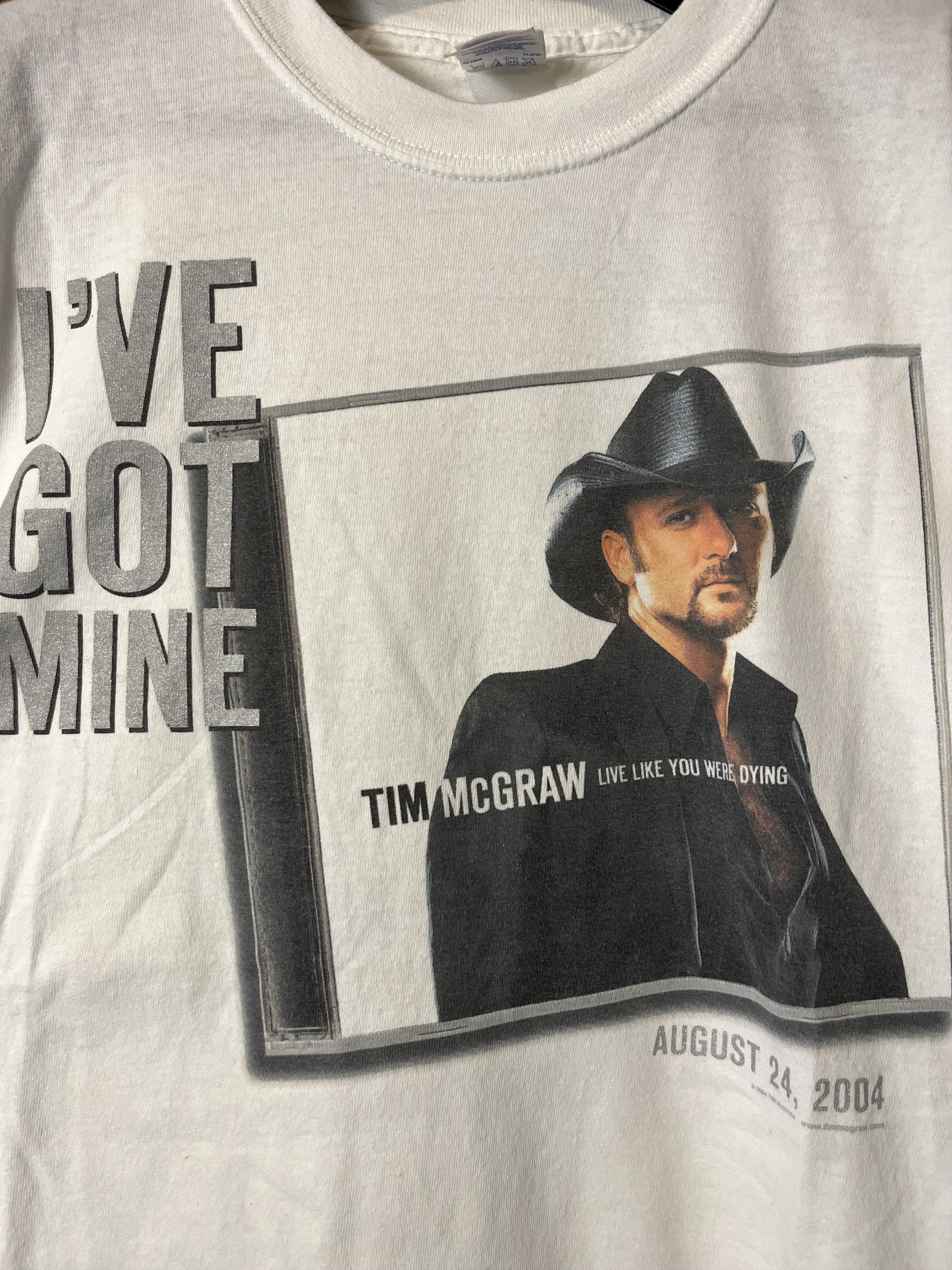 Band Tees × Vintage Vintage Tim McGraw I've Got Mine Size US L / EU 52-54 / 3 - 3 Thumbnail