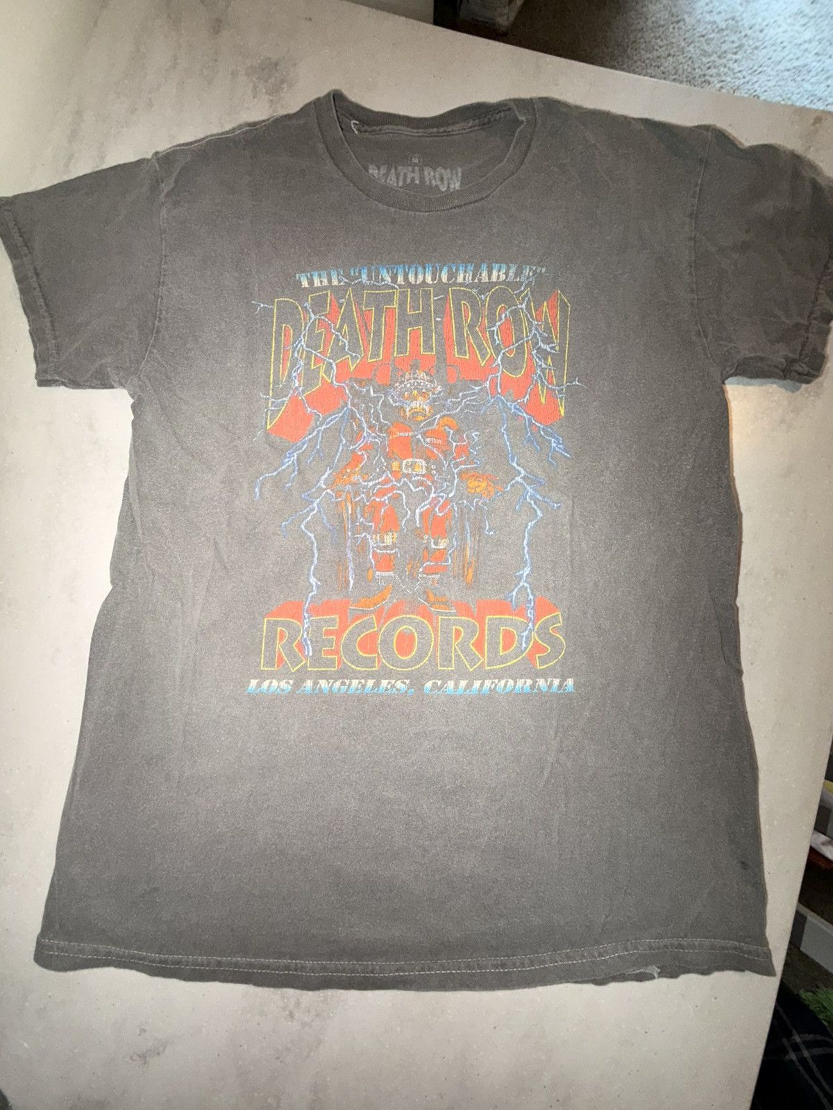 Band Tees Vintage Faded Death Row Records tee Size US M / EU 48-50 / 2 - 1 Thumbnail