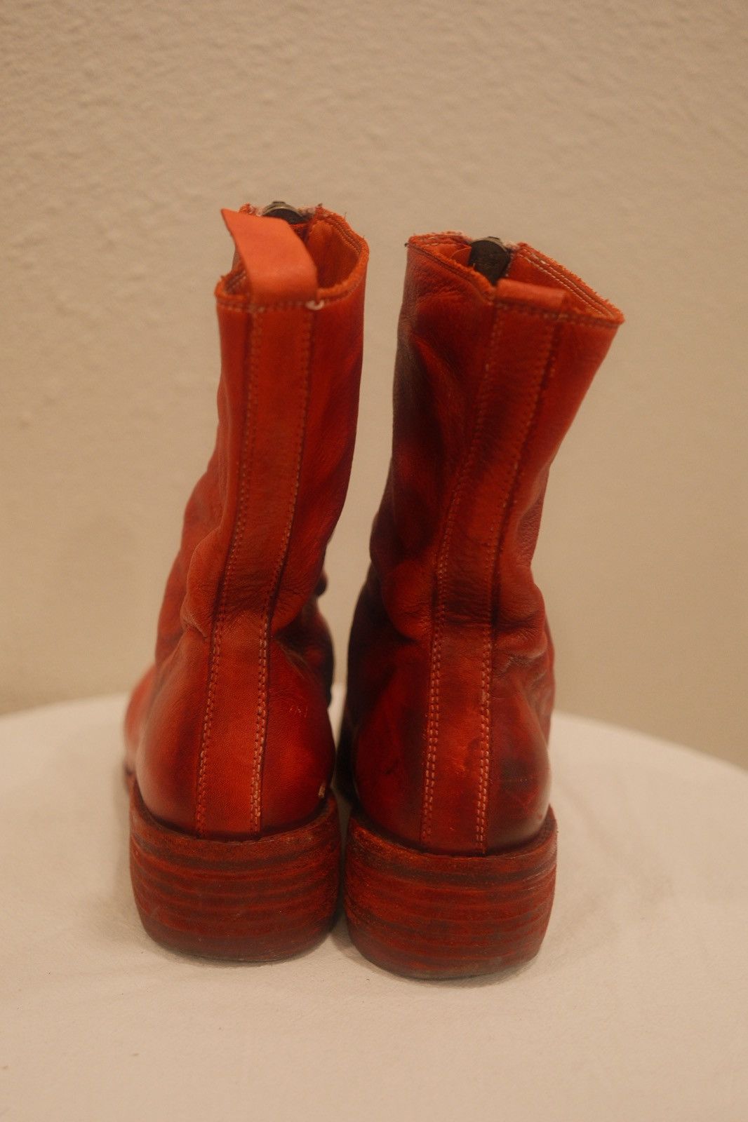 Guidi Guidi Red Leather Boot Size US 5 / IT 35 - 4 Thumbnail