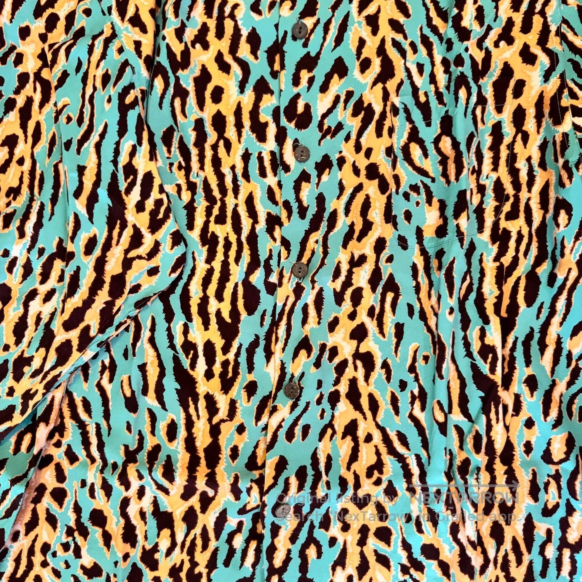 Wacko Maria Wacko Maria Leopard Print Hawaiian Shirt. Size US M / EU 48-50 / 2 - 3 Thumbnail