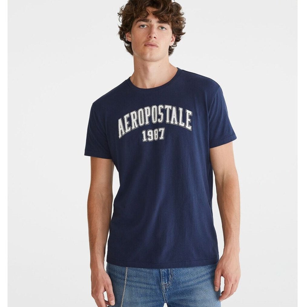 Aeropostale Aeropostale Navy Blue T-Shirt - Size XL - Great Condition! Size US XL / EU 56 / 4 - 1 Thumbnail