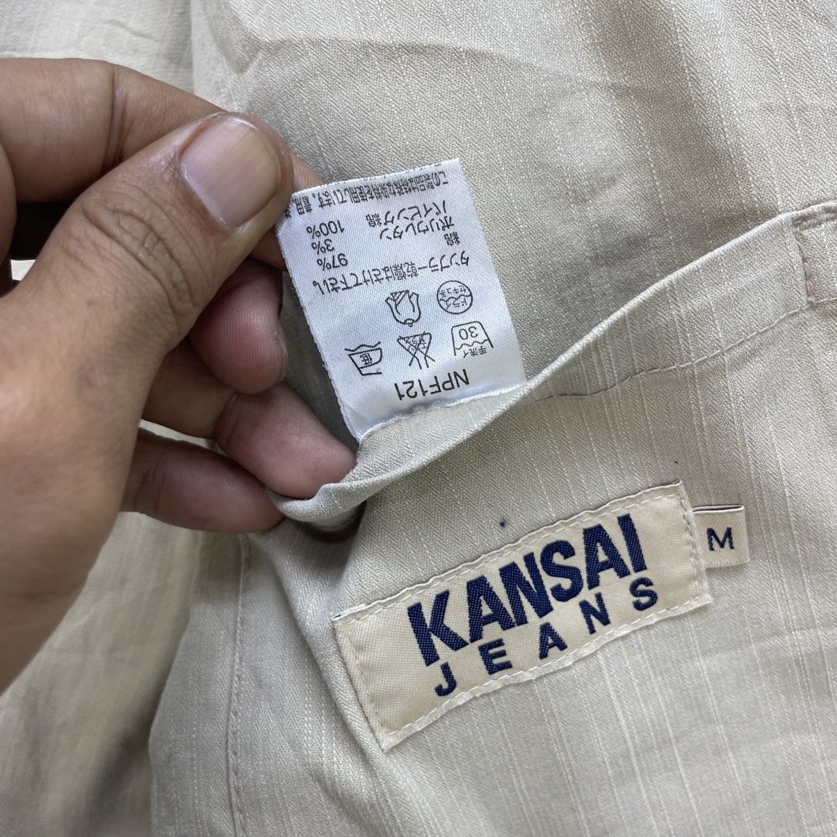Kansai Yamamoto 💥Vintage Japanese Brand Kansai Yamamoto Blazer Jacket Size US M / EU 48-50 / 2 - 4 Thumbnail