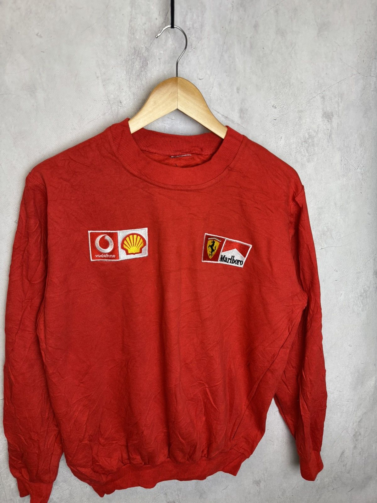 Ferrari × Marlboro × Vintage Ferrari F1 Racing Sweatshirt Marlboro Shell Vodafone Size US M / EU 48-50 / 2 - 2 Thumbnail