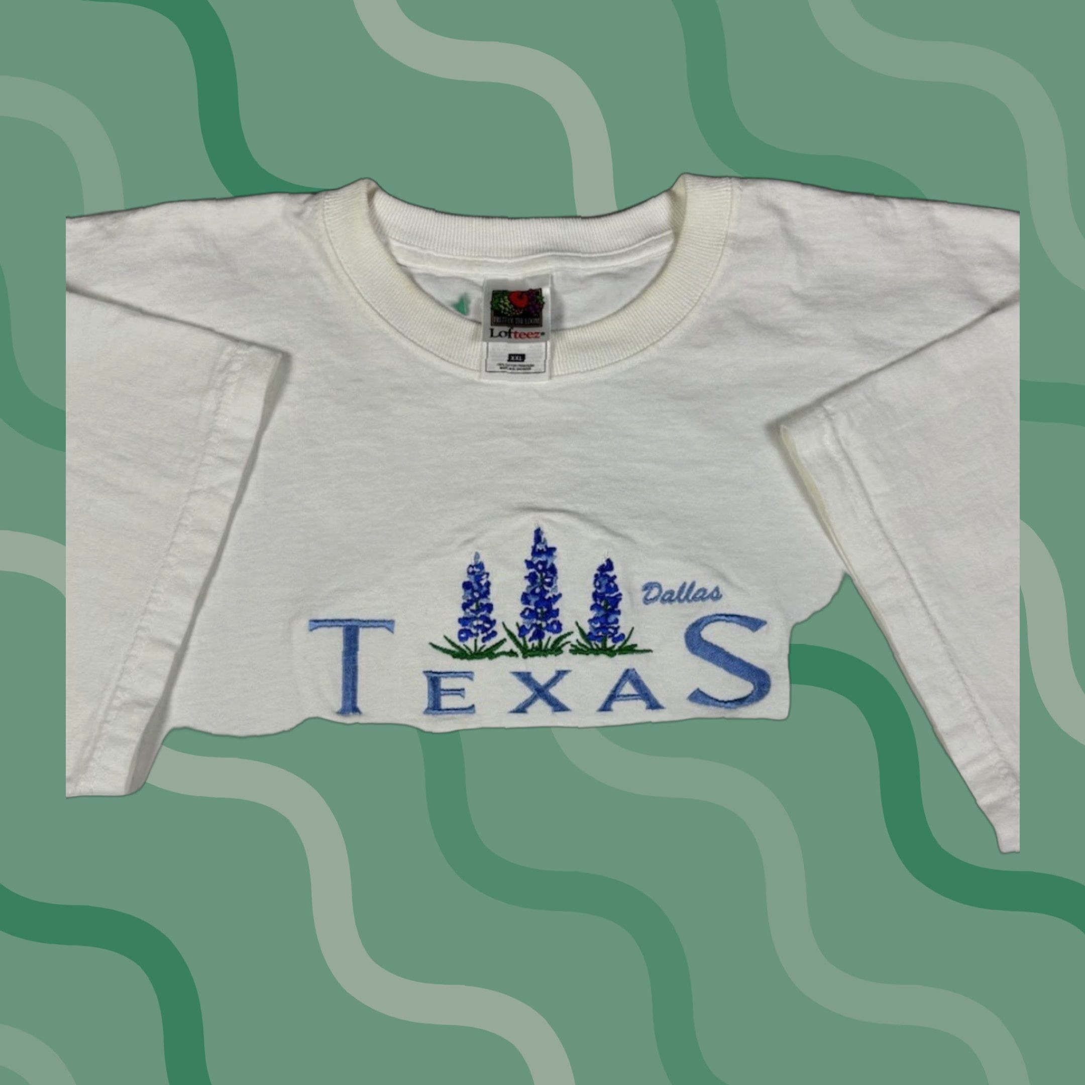 Fruit Of The Loom Vintage 90s Dallas Texas Flower T Shirt 2XL Size US XXL / EU 58 / 5 - 1 Thumbnail