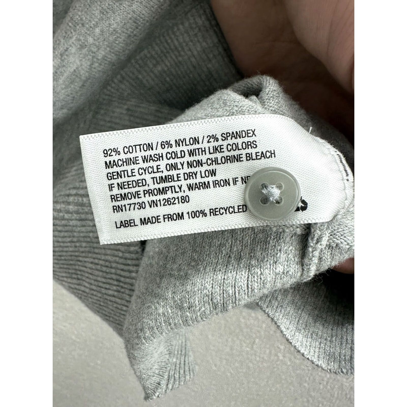 Merona Merona Sweater Cardigan Womens XS Gray Long Sleeve Button Up Lightweight Size XS / US 0-2 / IT 36-38 - 5 Thumbnail