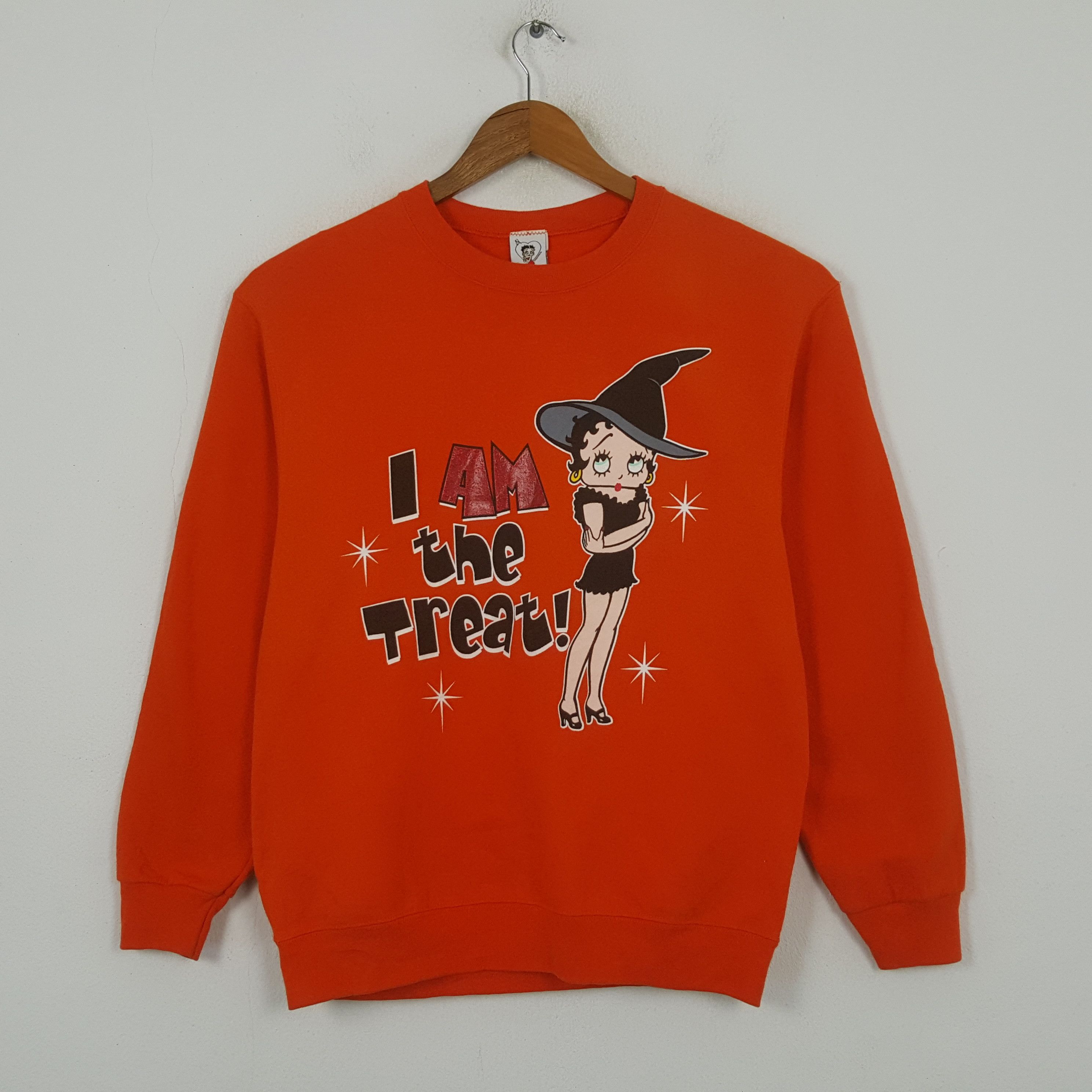 Cartoon Network Vintage Betty Boop Halloween Style Sweatshirt RR5 Size US M / EU 48-50 / 2 - 1 Thumbnail