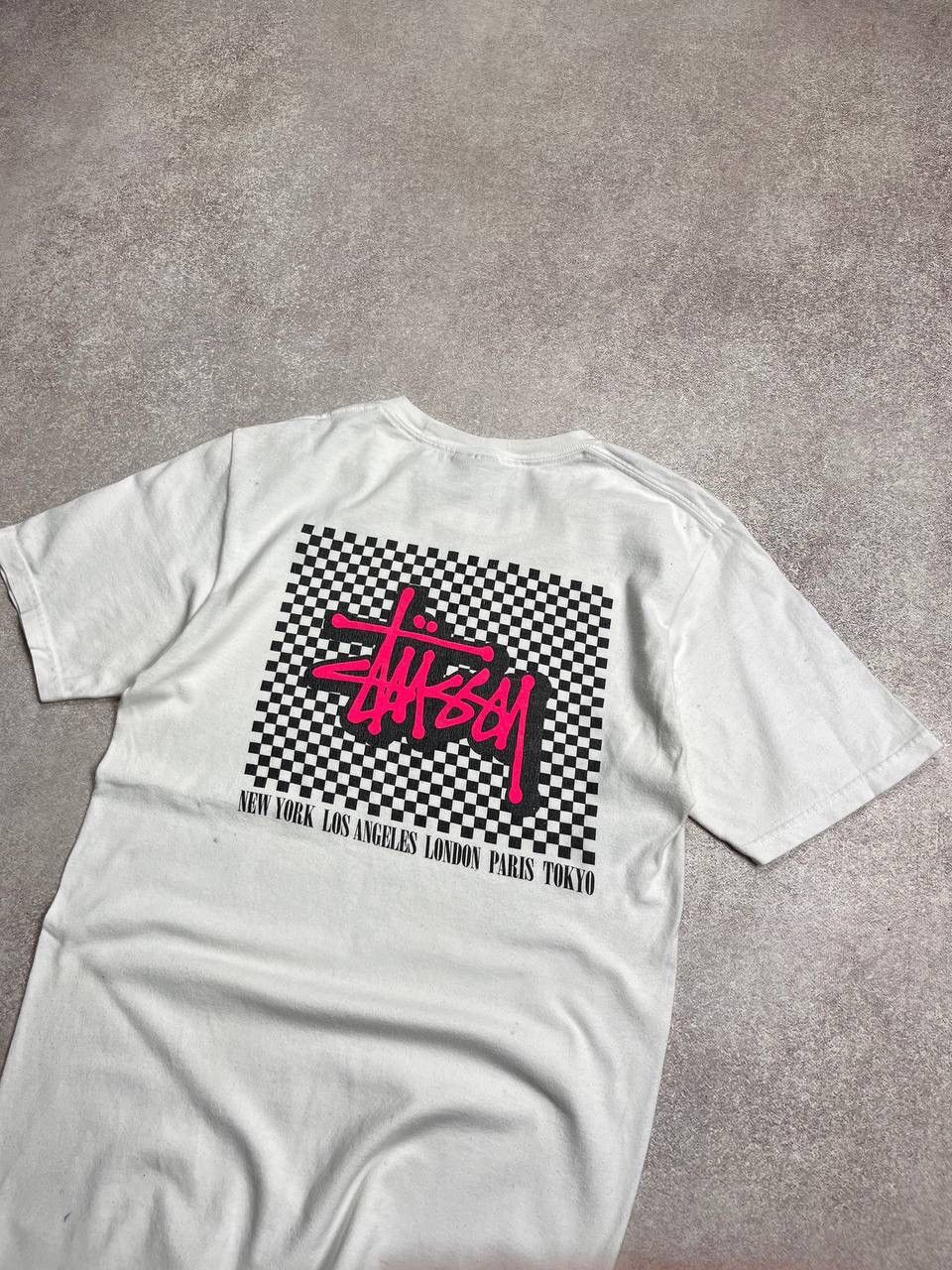 Stussy × Vintage Vintage Stussy Boxy Big Logo T-shirt S Size US S / EU 44-46 / 1 - 2 Thumbnail